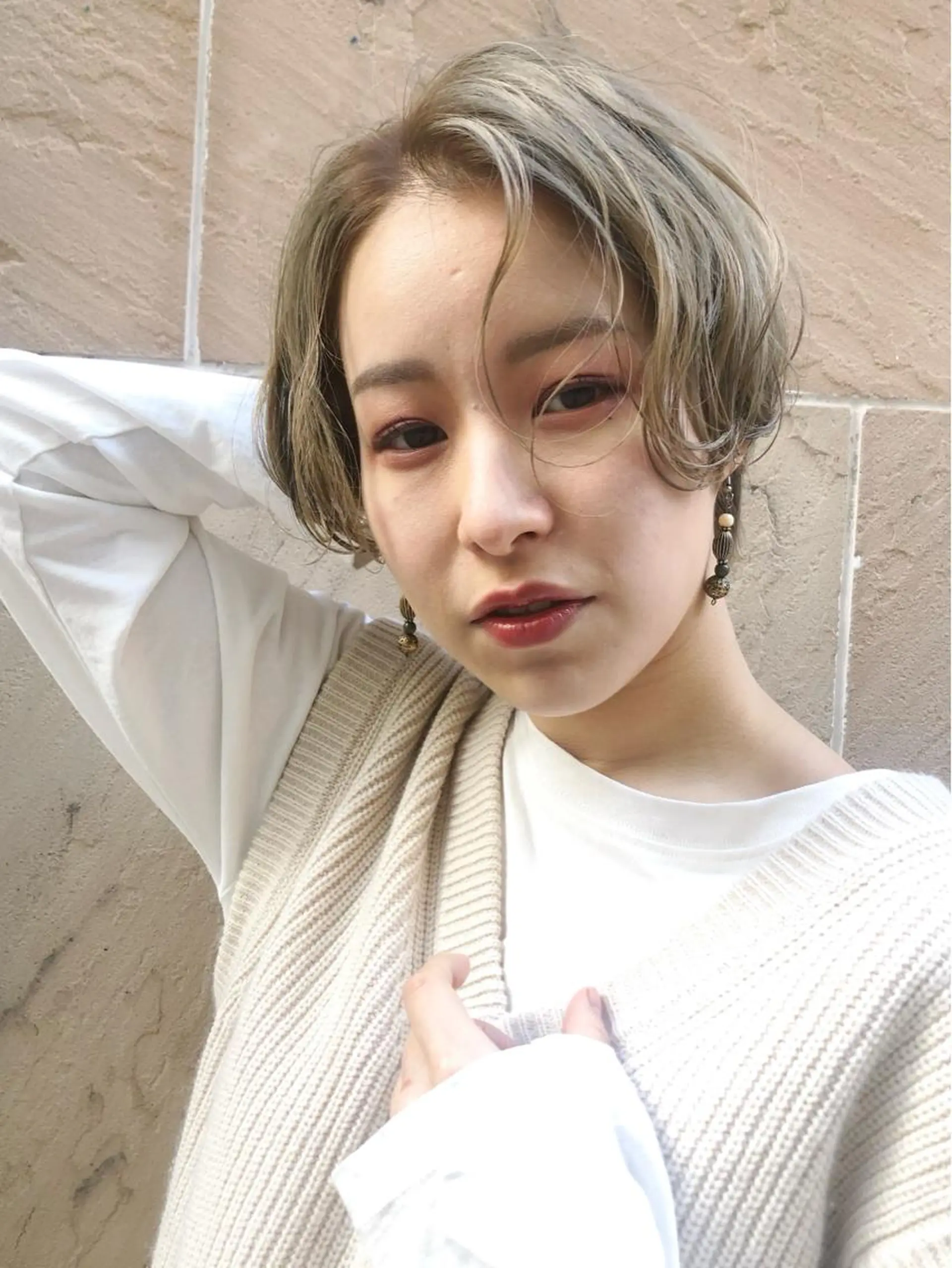 ショート カラー ショートボブ ボブ ショートヘア Loom .by Sea  ルームバイシー所属・レイヤー/前髪/ 韓国/CHIHIROのヘアスタイル