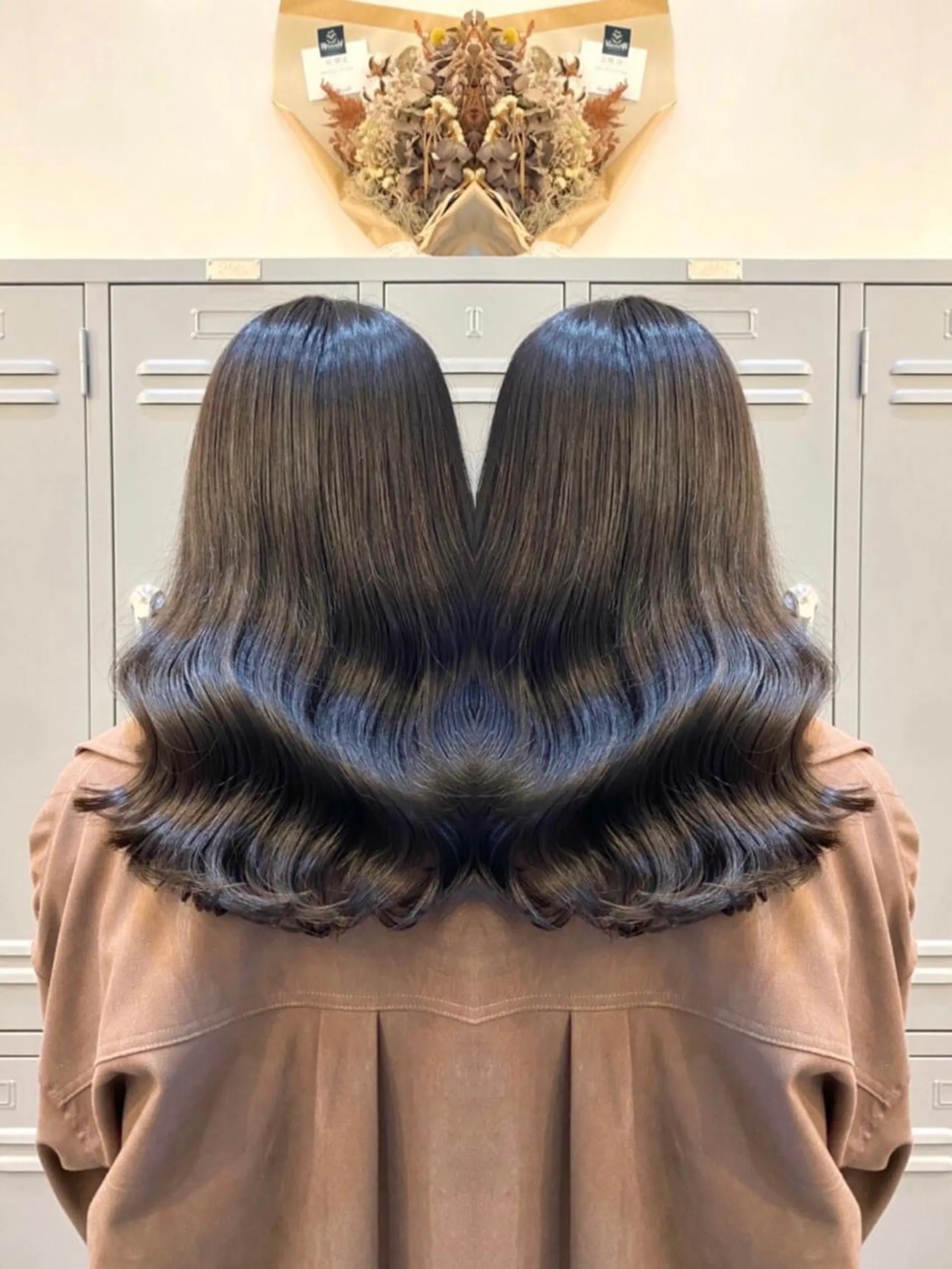 ロング カラー パーマ トリートメント 🦋レイヤー✖︎ 髪質改善🦋リョウヤのヘアスタイル