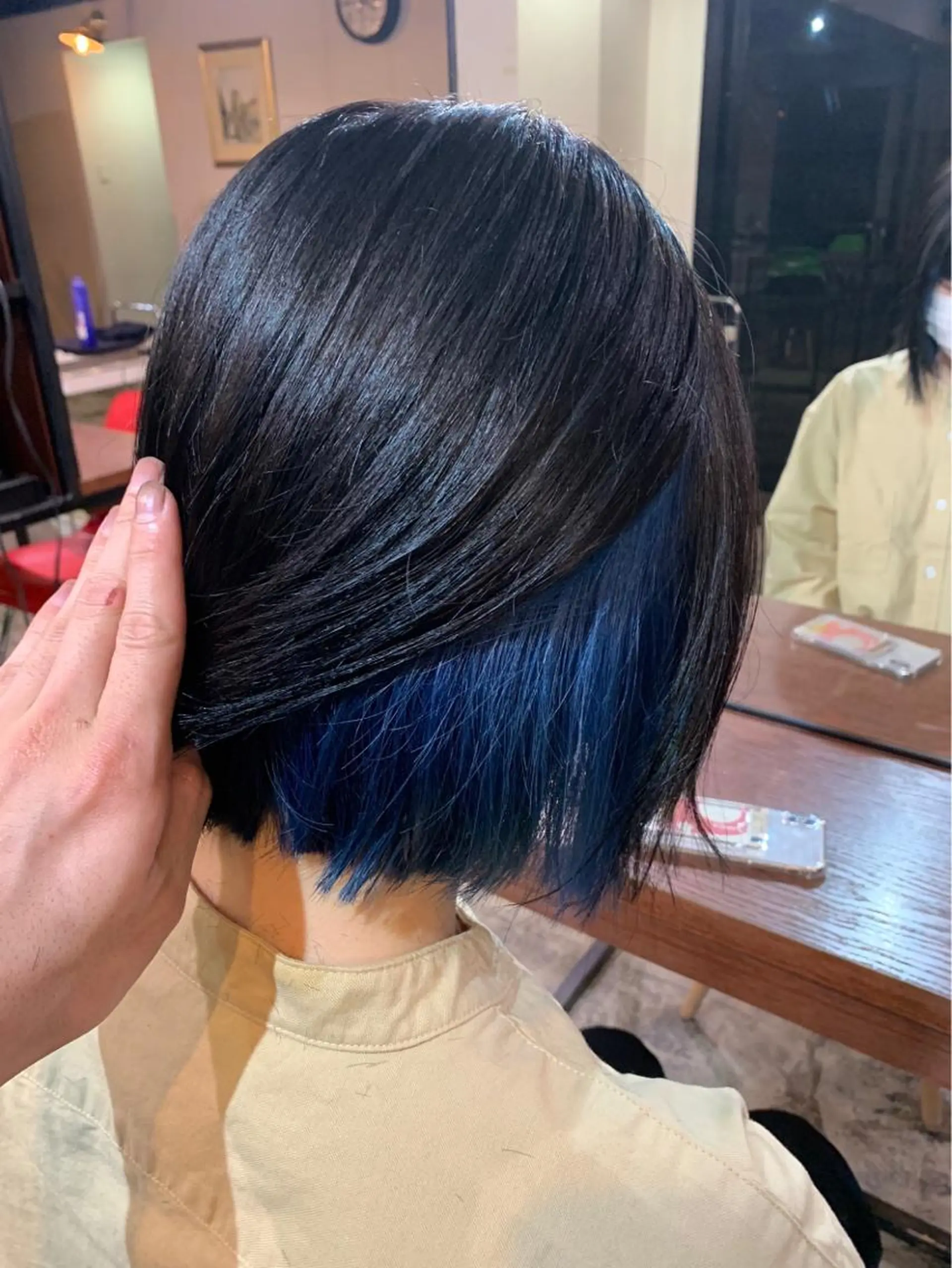 ショート カラー バレイヤージュ ダブルカラー グラデーションカラー ハイライトカラー イルミナカラー La fith hair ray所属・メンズ/パーマ/ ブリーチ/KAITOのヘアスタイル