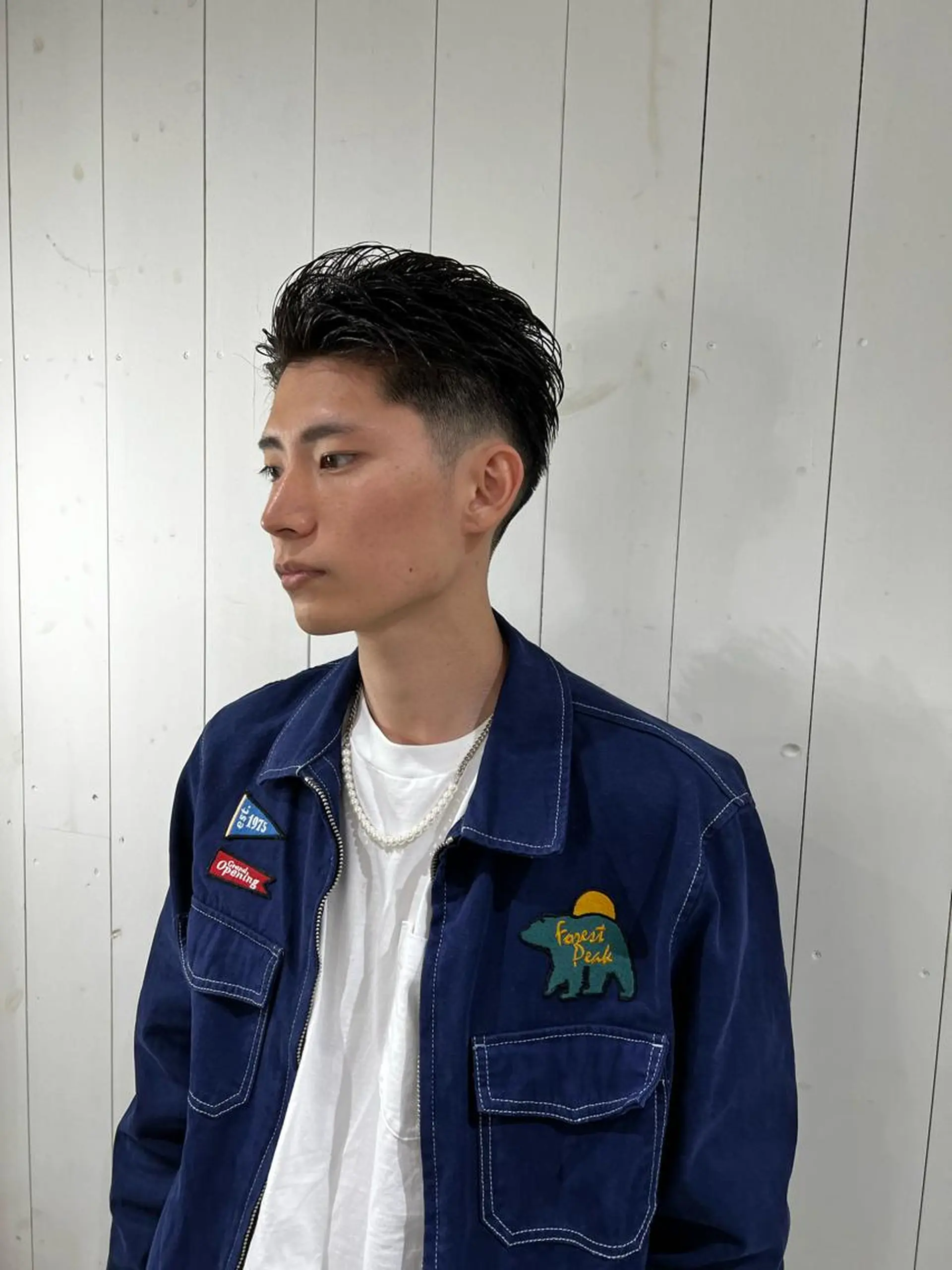 ショート メンズ ダメージレスブリーチ /艶髪/横須賀智也のヘアスタイル