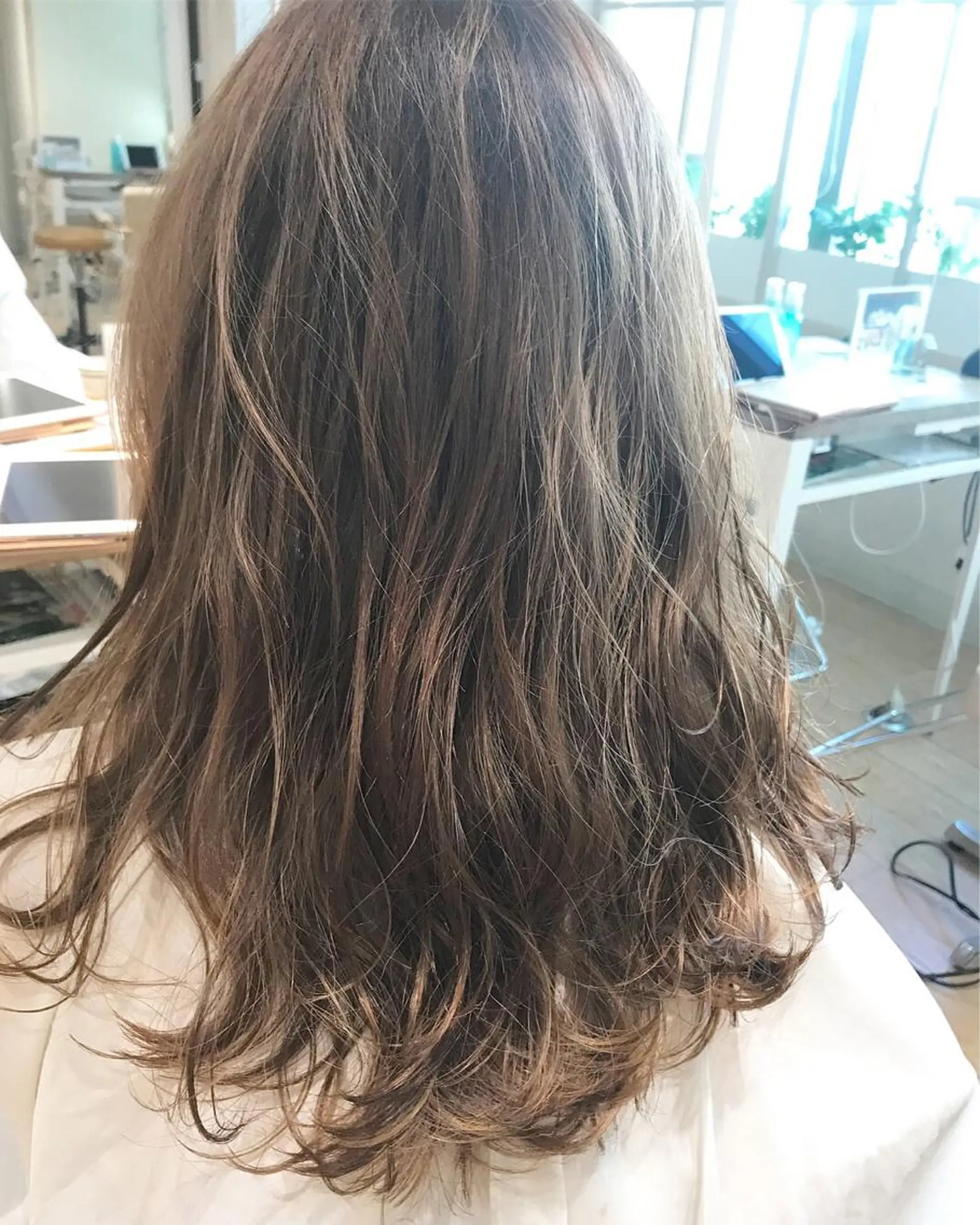 セミロング カラー ブリーチ ダブルカラー 【1日2名様限定】 AFLOAT白川雄副のヘアスタイル