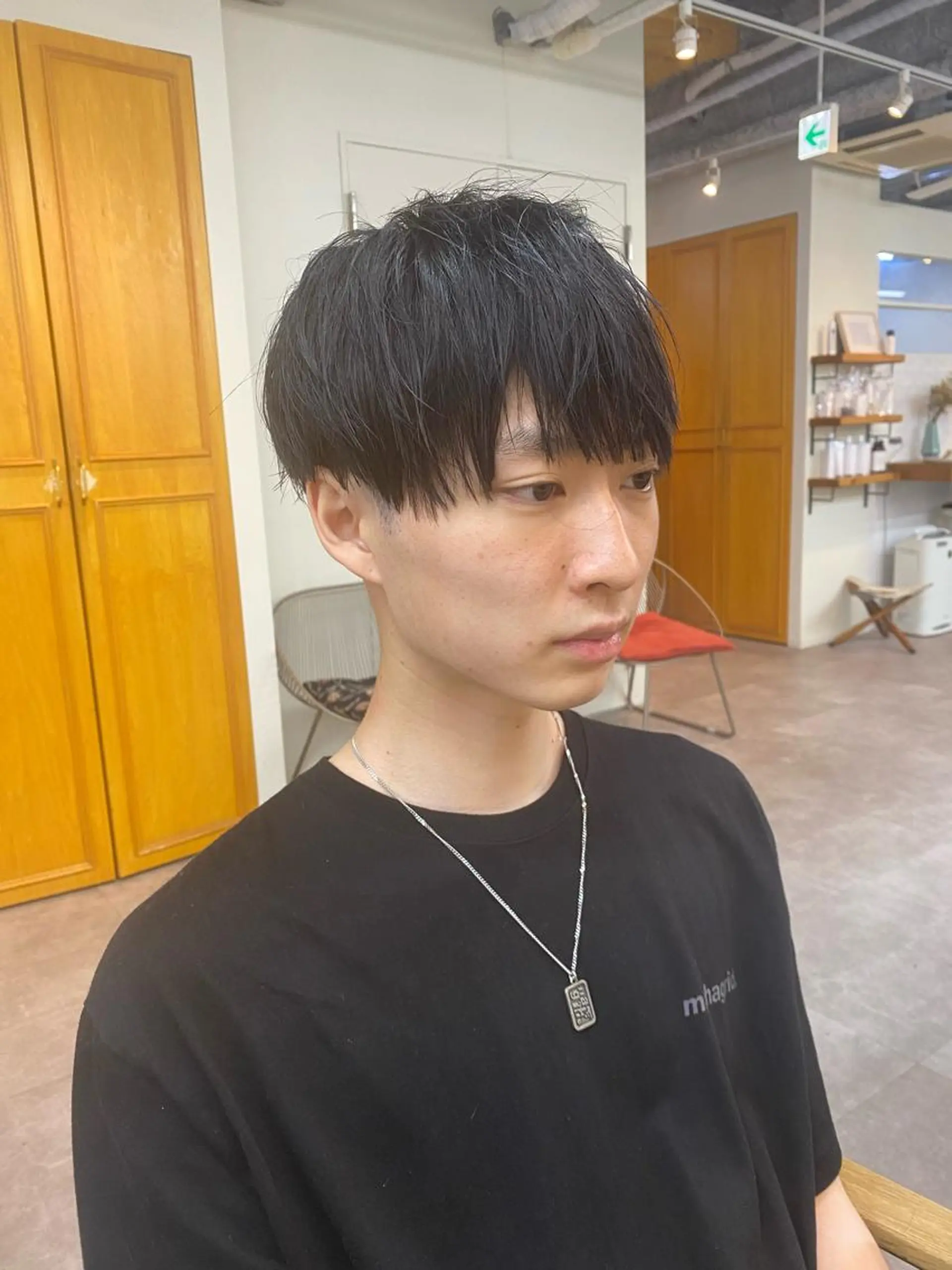 カラー メンズ カット トリートメント シャドウパーマ/ 波巻パーマYu-Kiのヘアスタイル