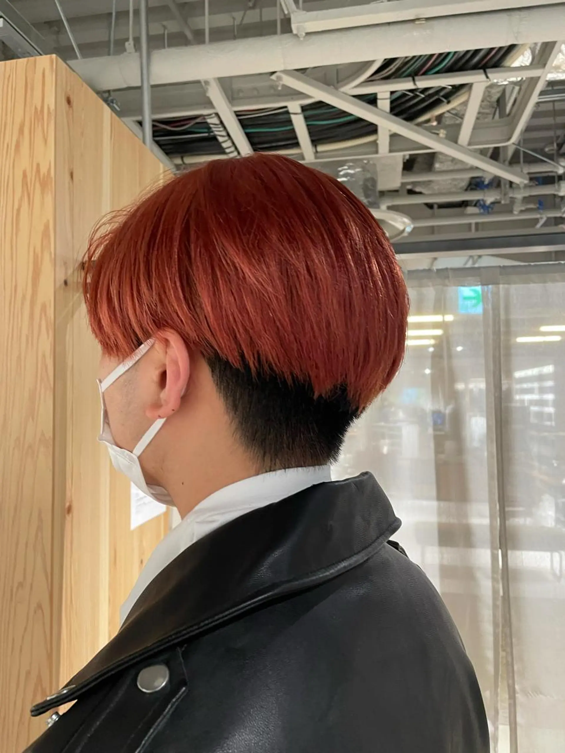 ショート カラー パーマ メンズ ローズカラー ヘアカラー 吉田一輝 外国人パーマのヘアスタイル