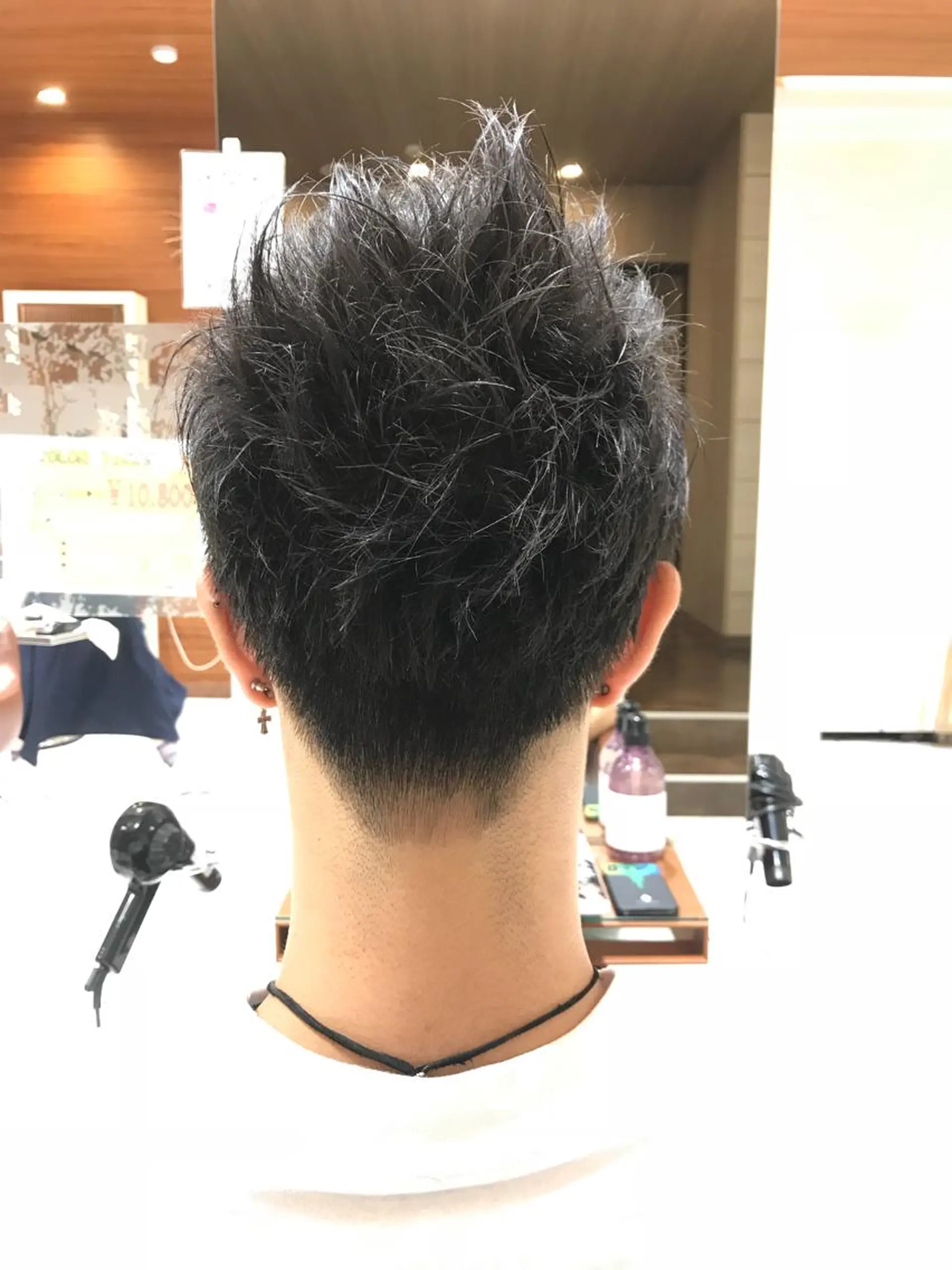 ショート ヘアアレンジ メンズ テラモト カズヨシのヘアスタイル