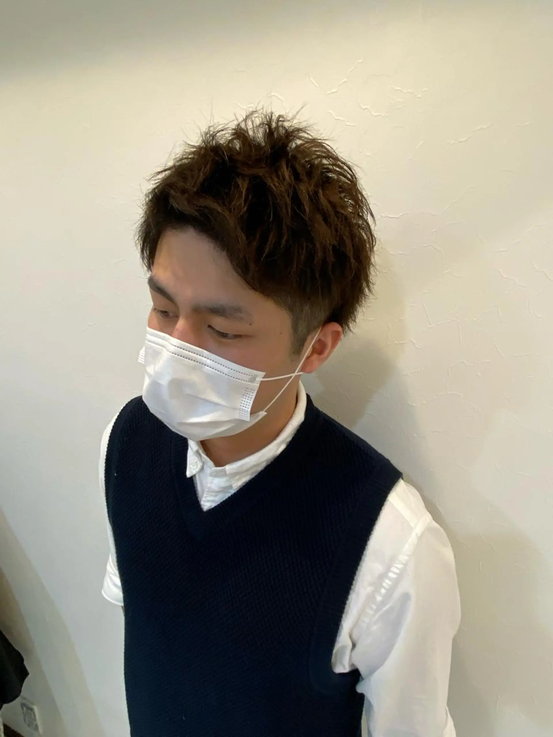 メンズ アップバング Go   Today シェアサロン　横浜店所属・【ただの天才 🎨】のヘアスタイル