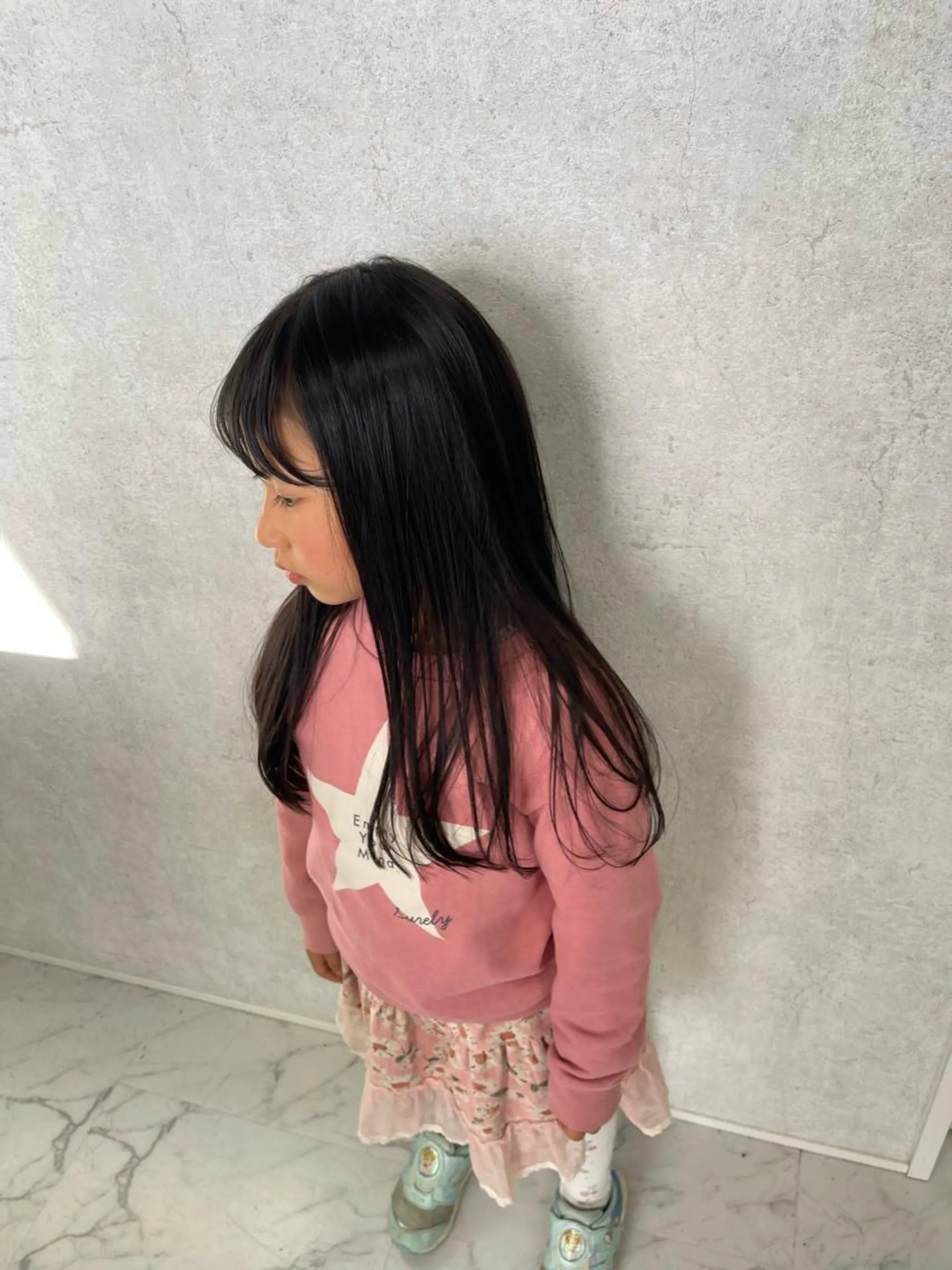 セミロング キッズ 外国人風カラー ハイライト レイヤーカット アンドウ ユウ/ レイヤーカット/韓国のヘアスタイル