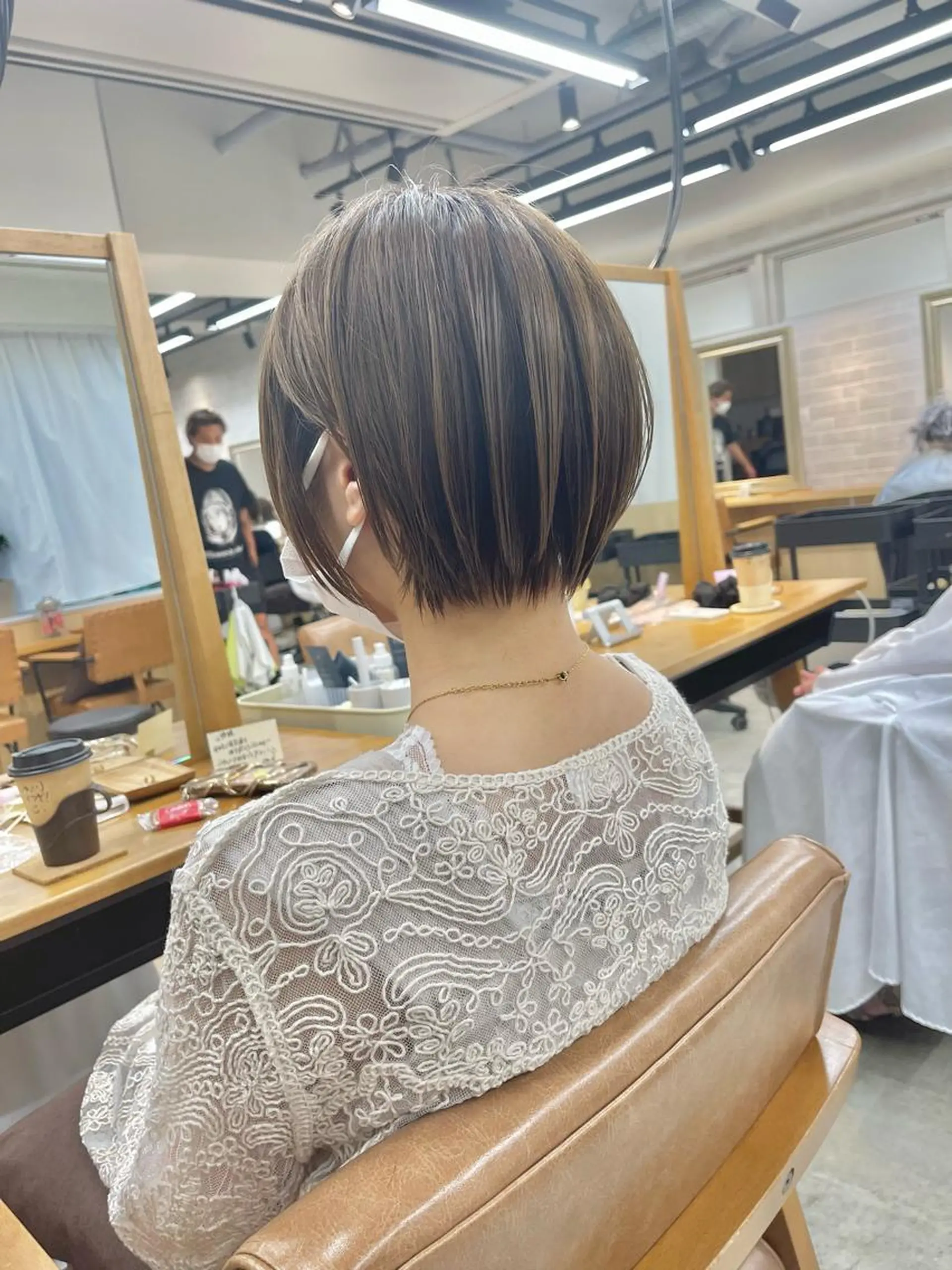 ショート ショートボブ ボブ ショートヘア 巣山 竜一のヘアスタイル