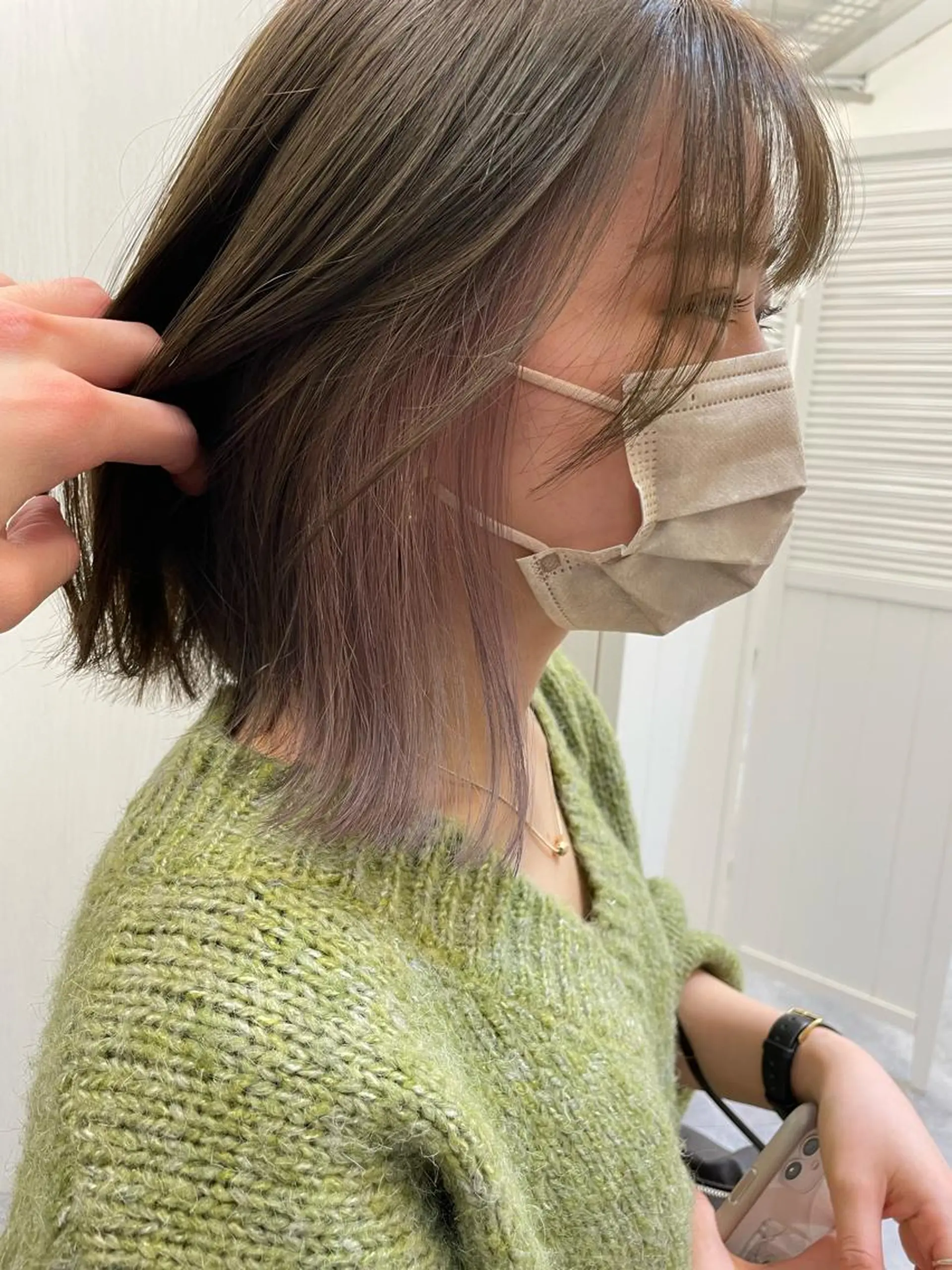 ショート カラー ヘアアレンジ カット ヘアカラー トリートメント 🍃柔らかヘアー田中 瑞希🍃のヘアスタイル