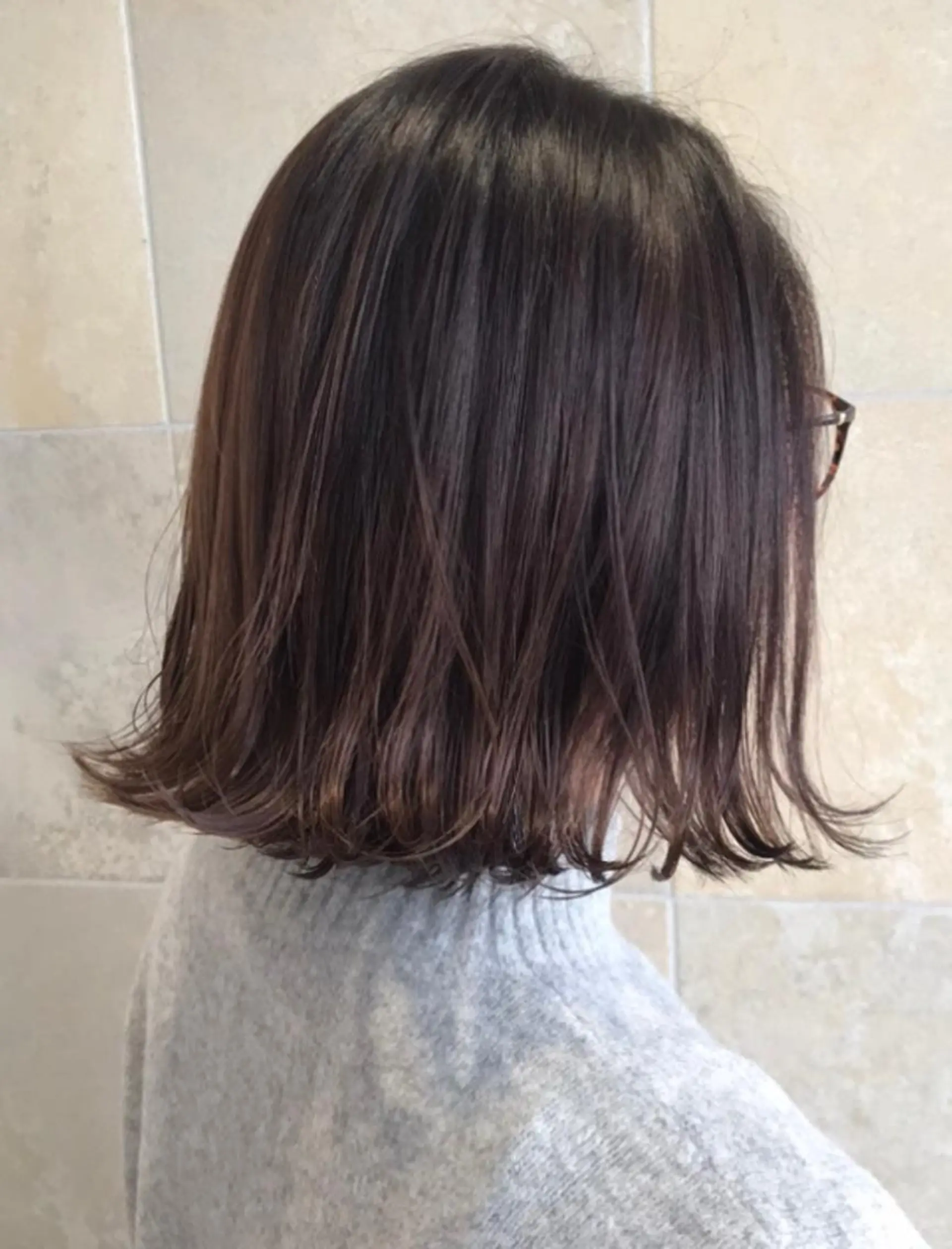 ミディアム カラー 田中 あかねのヘアスタイル