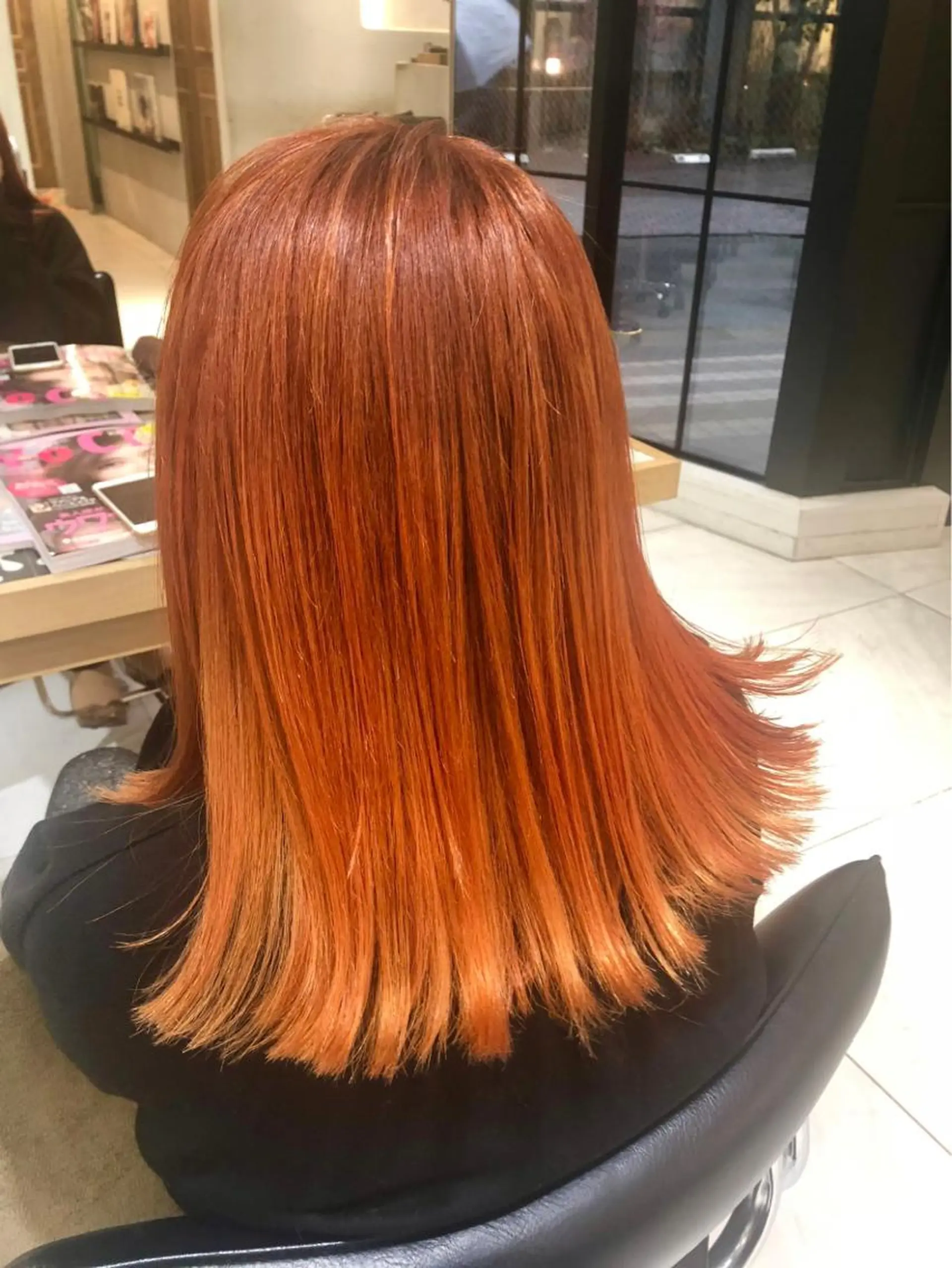 セミロング 暗髪🐈⬛艶髪☔︎ 愛弥のヘアスタイル