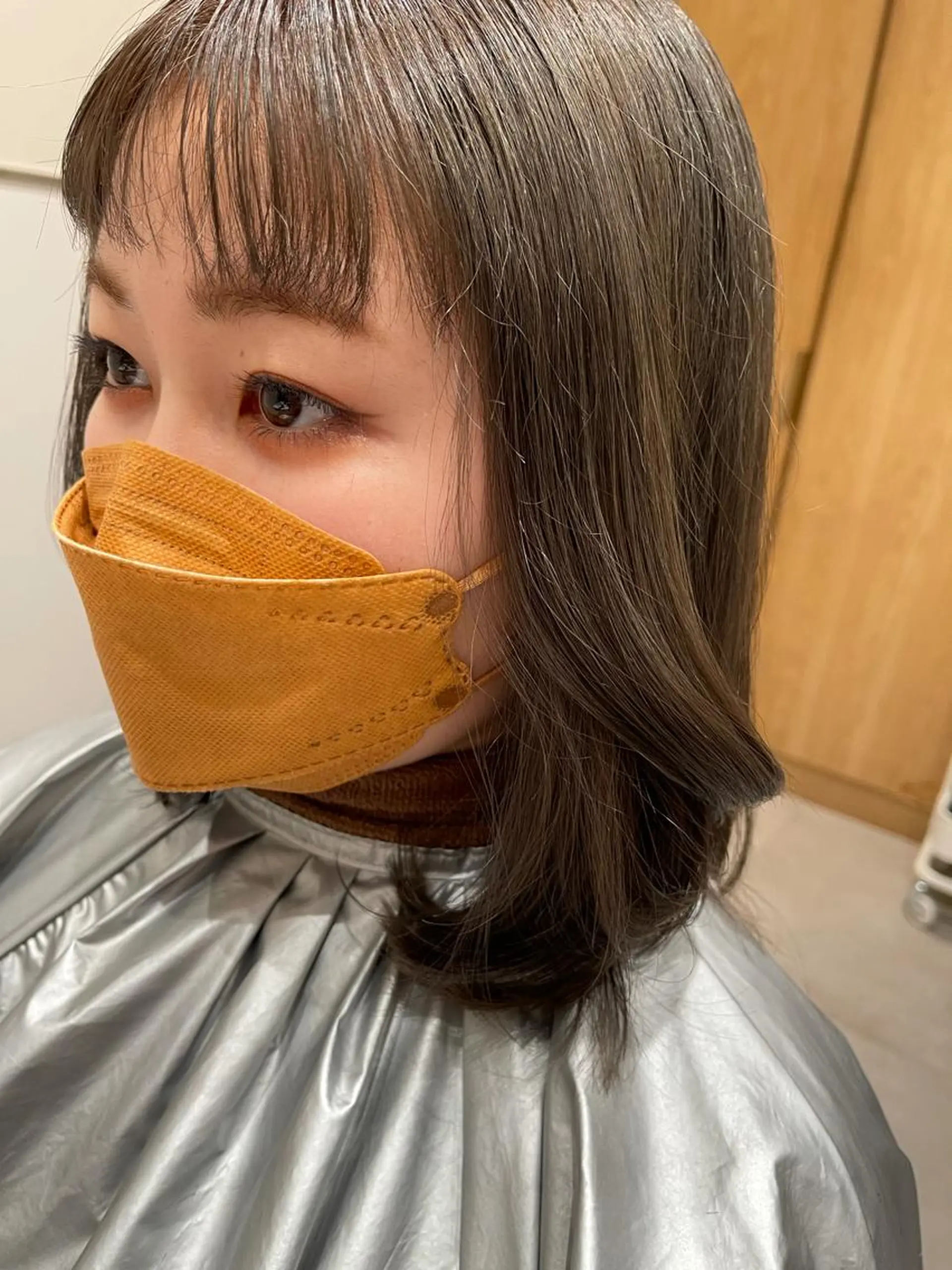 ミディアム ボブ 顔まわりレイヤー レイヤーカット ⛄️艶カラー／ レイヤー⛄️和也のヘアスタイル