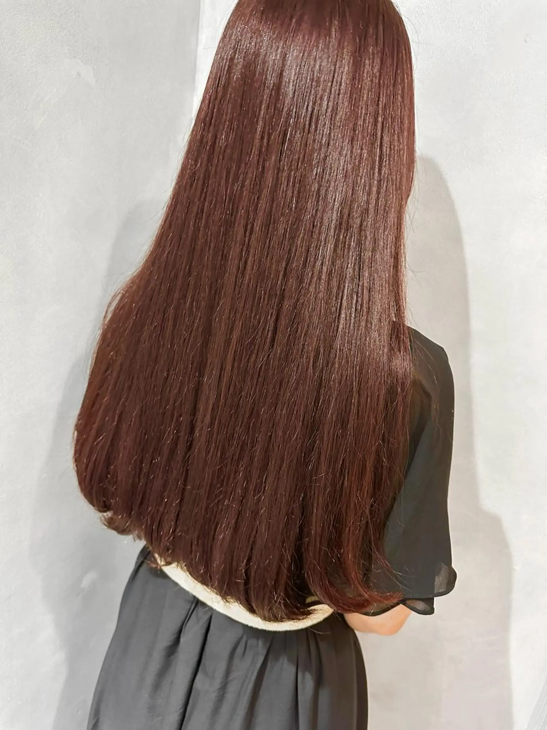 ロング カラー 艶カラー/韓国風ヘア 🐈⬛sofy🐾のヘアスタイル