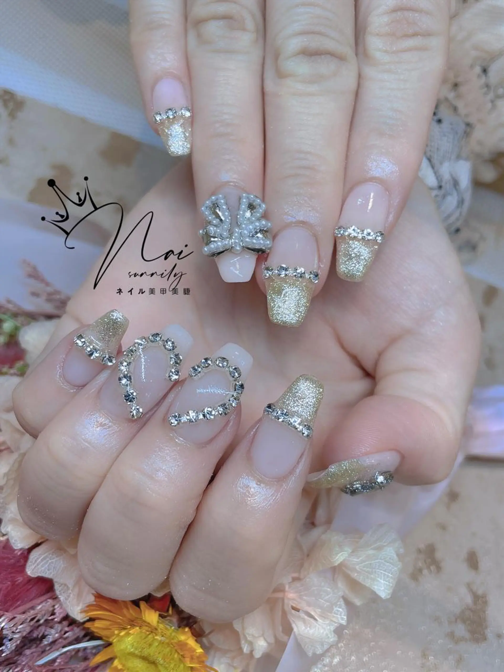 ネイル ワンホンネイル 長さだし専門店 M2 rikaのネイルデザイン