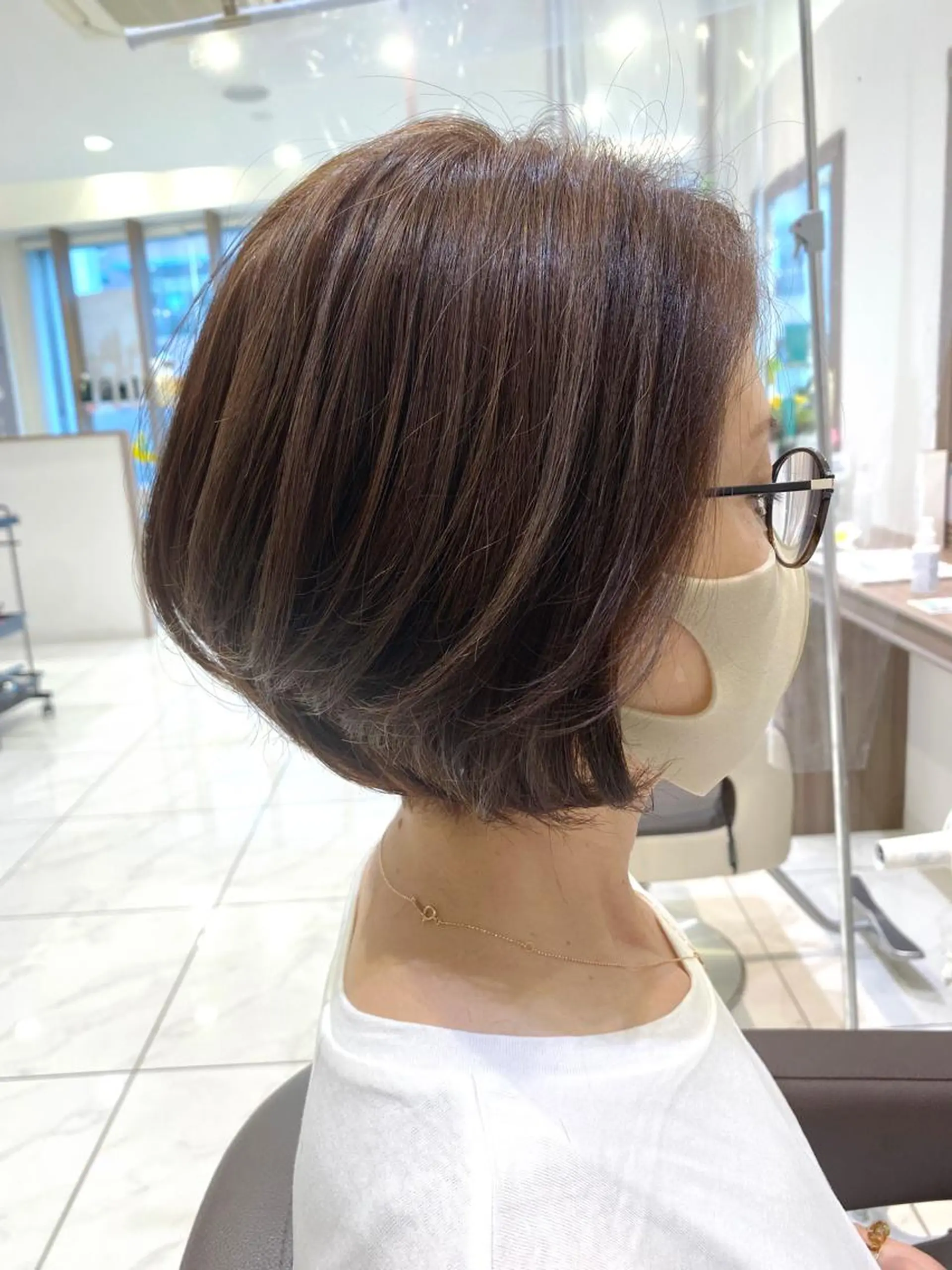 ショート カラー 田中 慎也のヘアスタイル