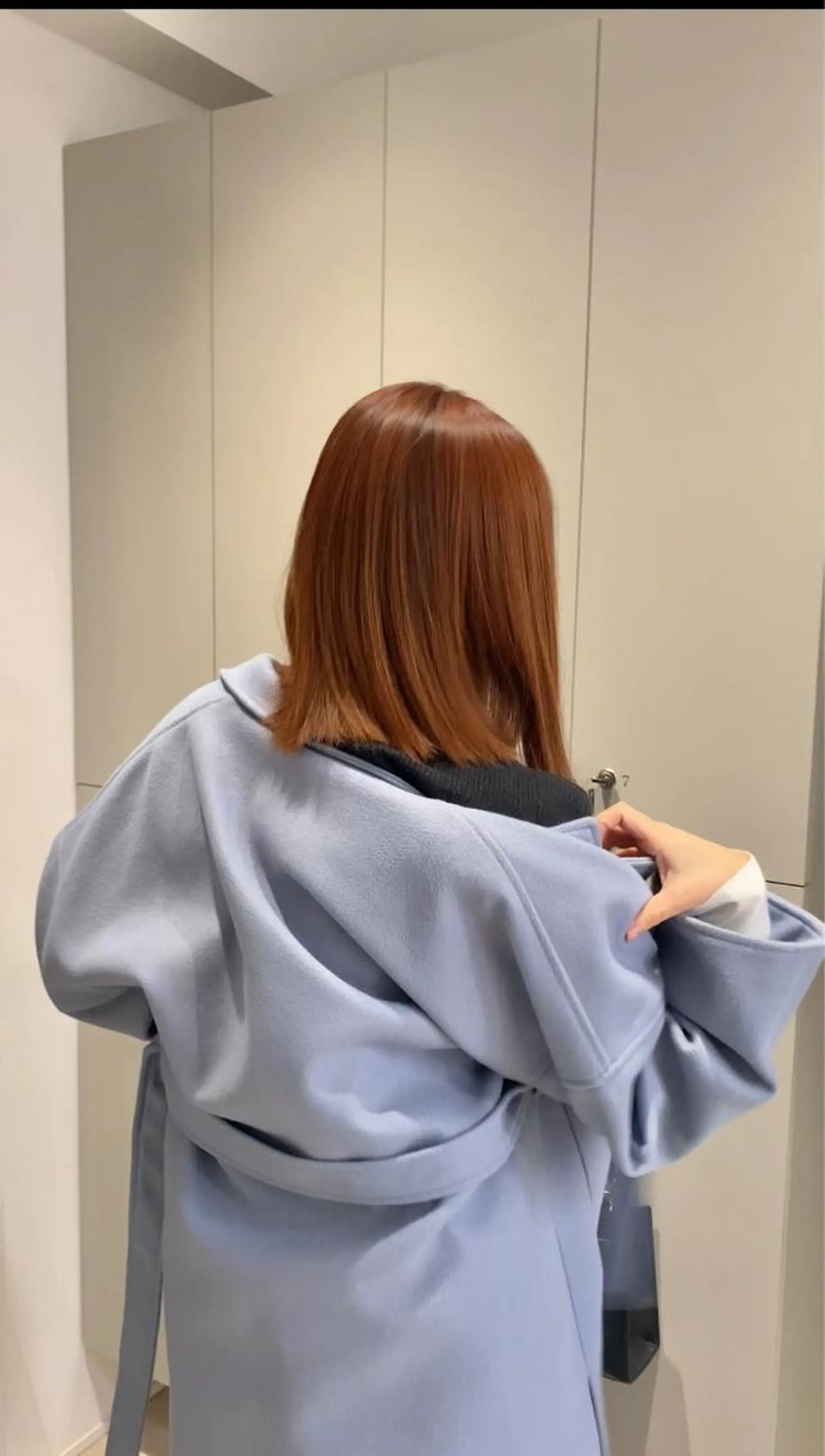 ミディアム カラー カット 縮毛矯正 トリートメント noa/ 渋谷のヘアスタイル