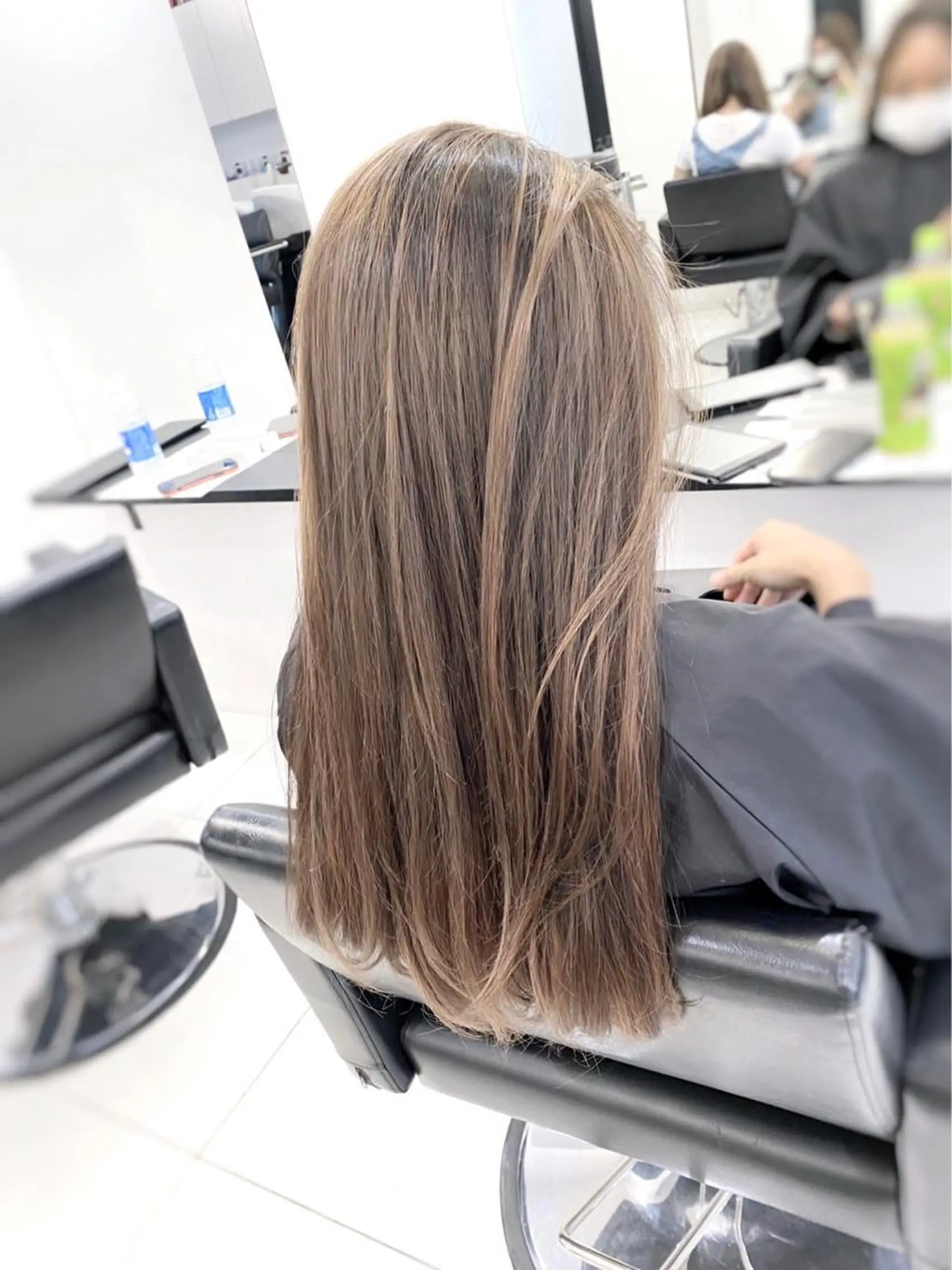 ロング レイヤーカット 韓国風/オシャレ /縮毛矯正/滝口琴未のヘアスタイル