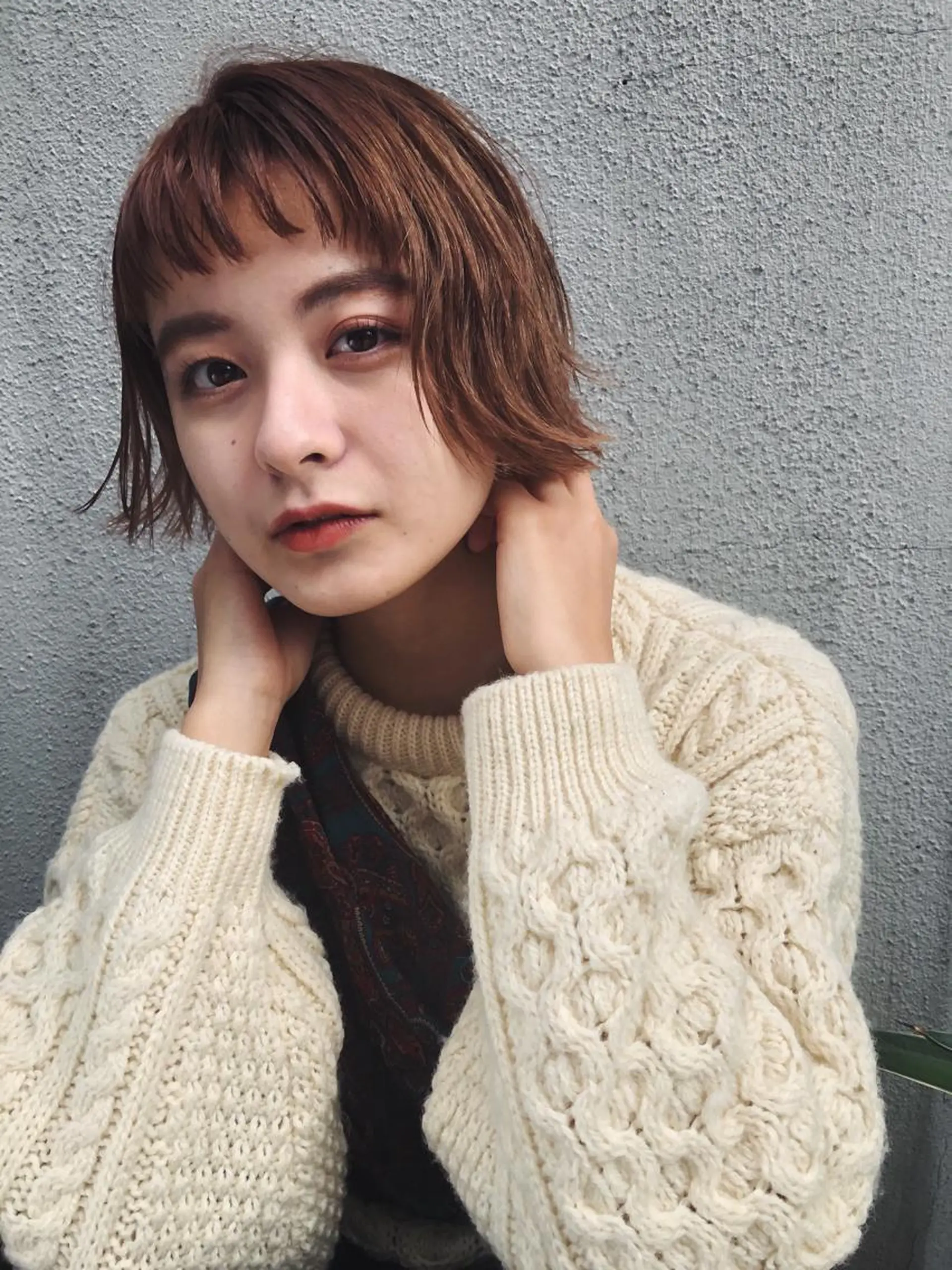 ショート カラー カット ヘアカラー トリートメント ショート/ボブ/ 心斎橋/宮脇美奈のヘアスタイル