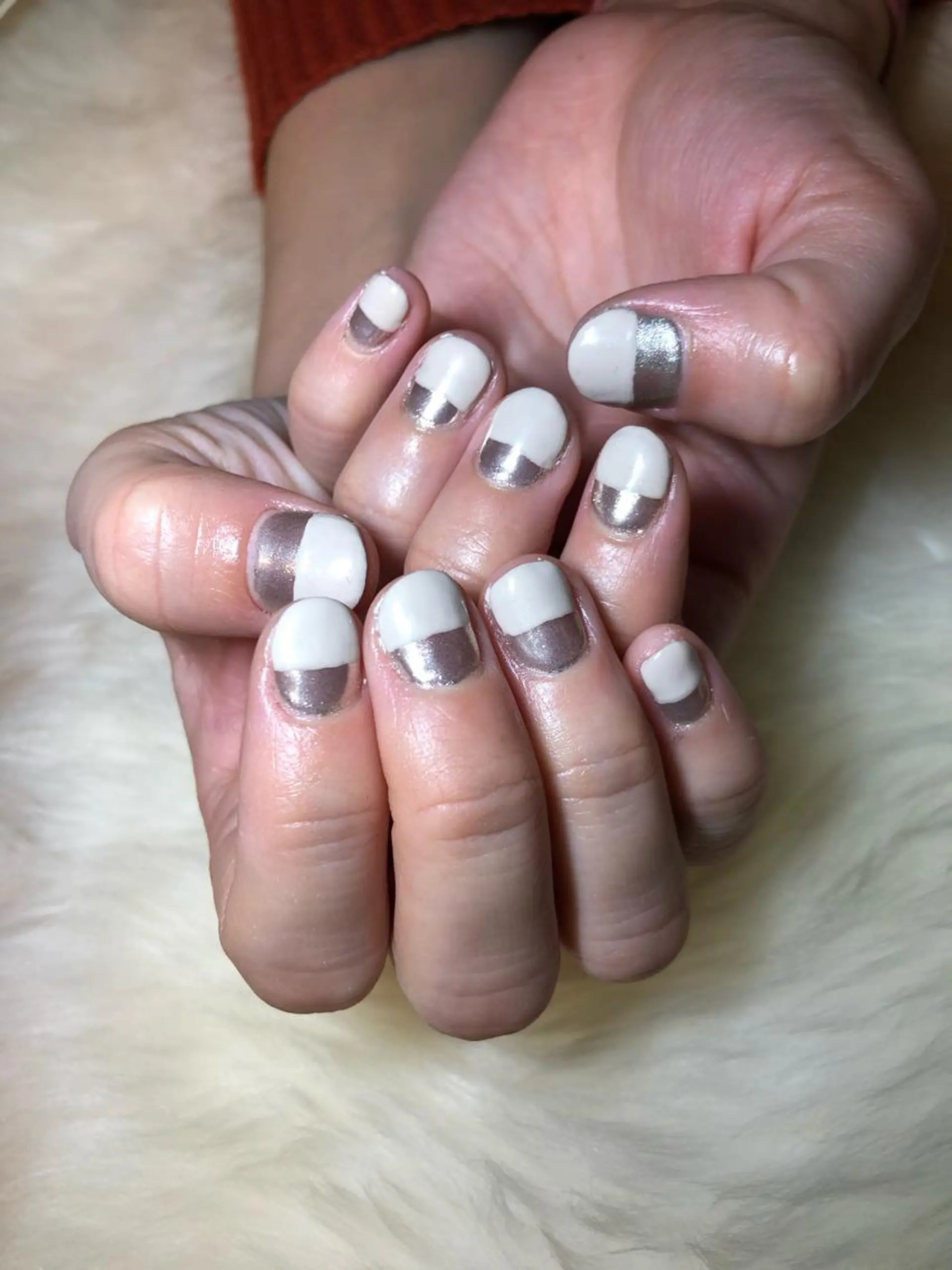 ネイル ミラーネイル エレン 南越谷のネイルデザイン