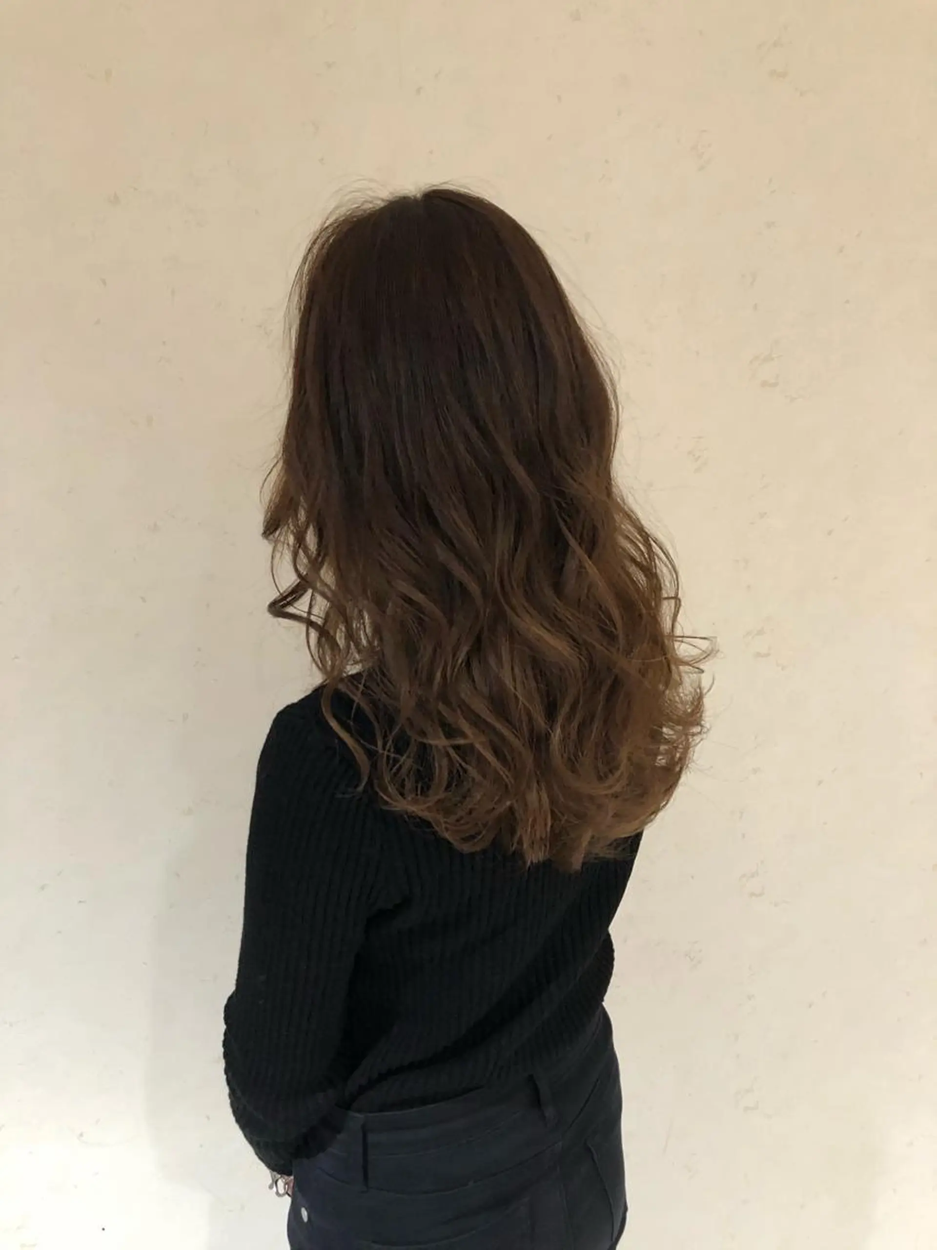 ロング カラー 小島嵩人 縮毛矯正 髪質改善のヘアスタイル