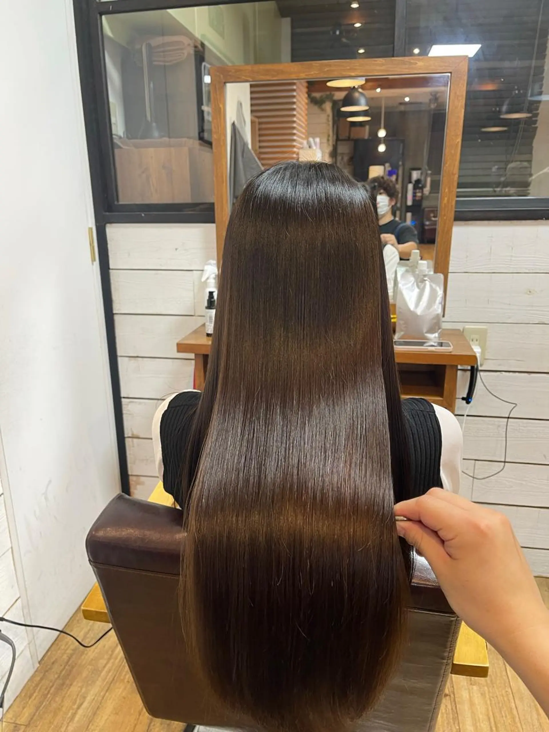 ロング カット ヘアカラー トリートメント 平田 たかしのヘアスタイル