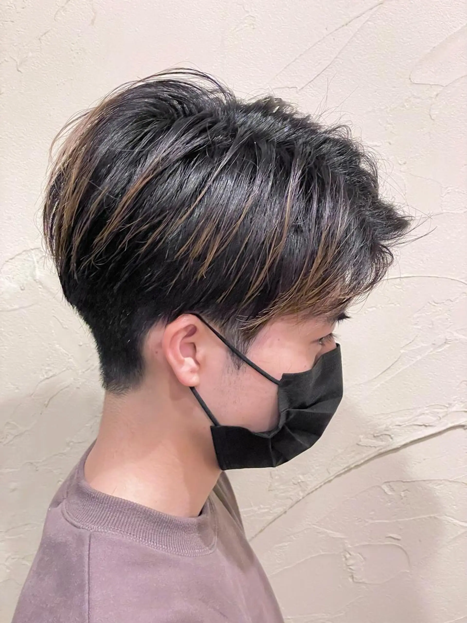 ショート カラー メンズ マッシュ カット メンズ特化/パーマ指 名No.1/百瀬太郎のヘアスタイル