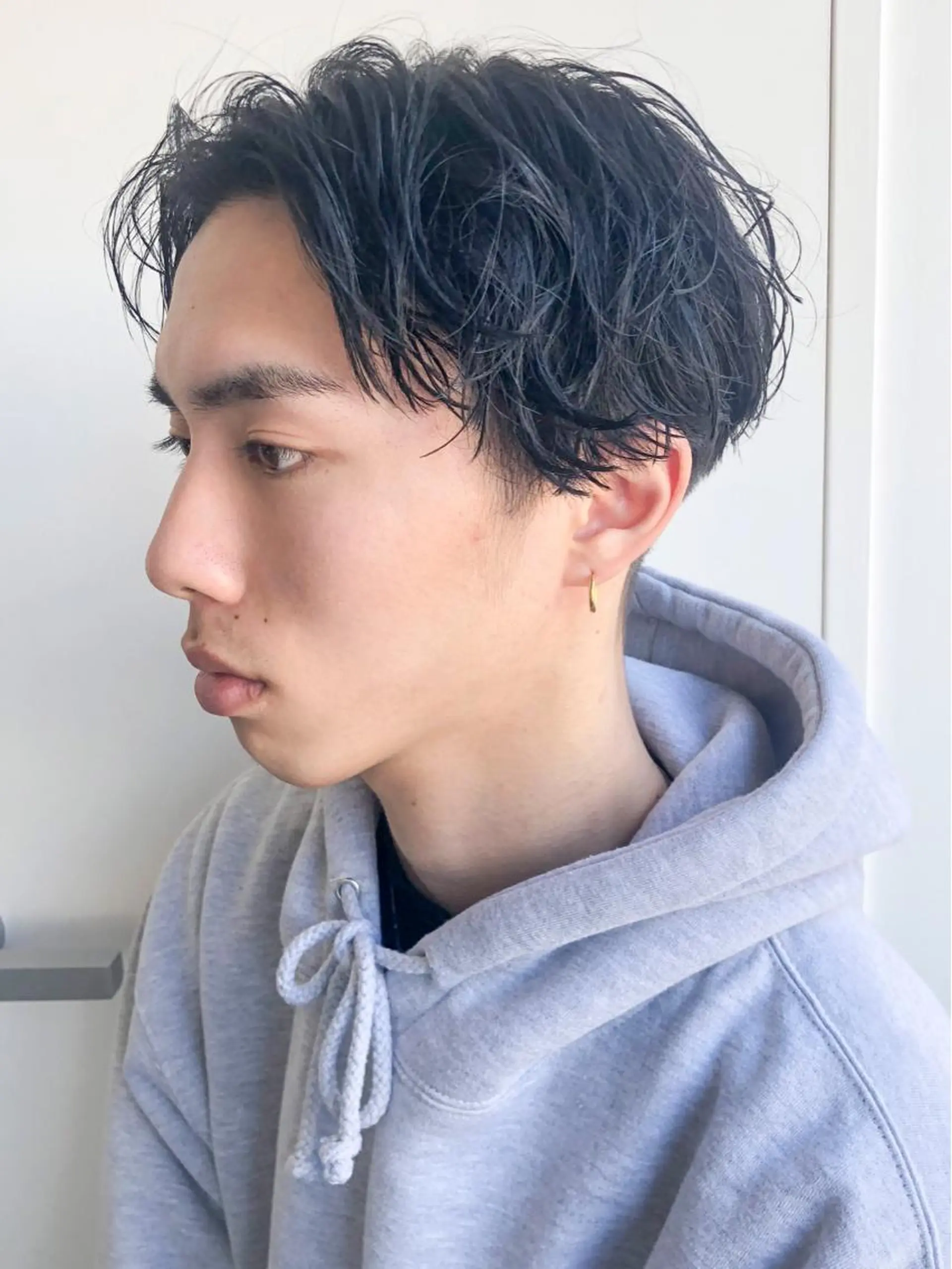 メンズ センターパート マッシュ カット 渋谷メンズカット/ 工藤靖也のヘアスタイル