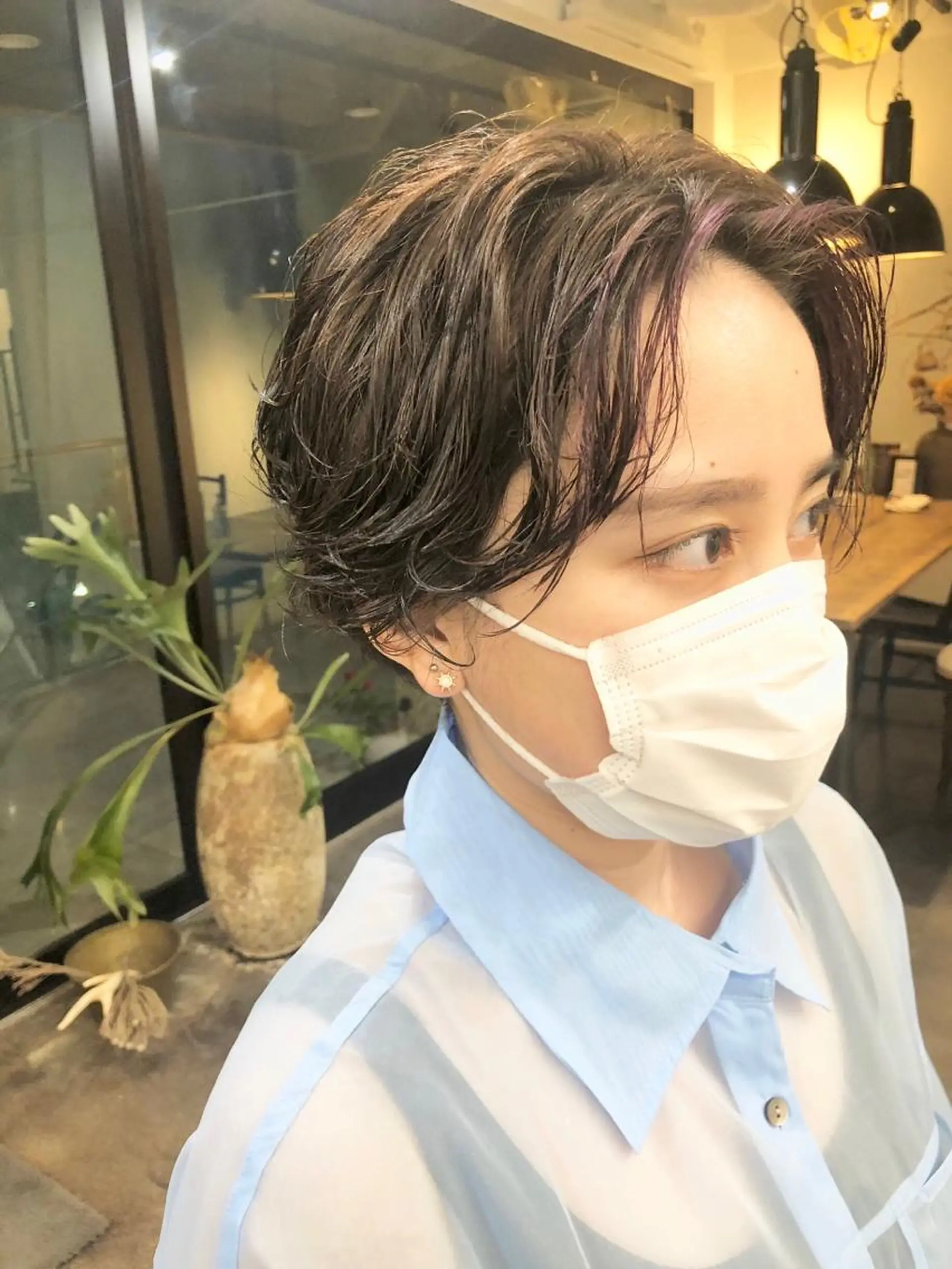 ショート パーマ ハンサムショート ショートヘア カット パーマ 千葉 郁也のヘアスタイル