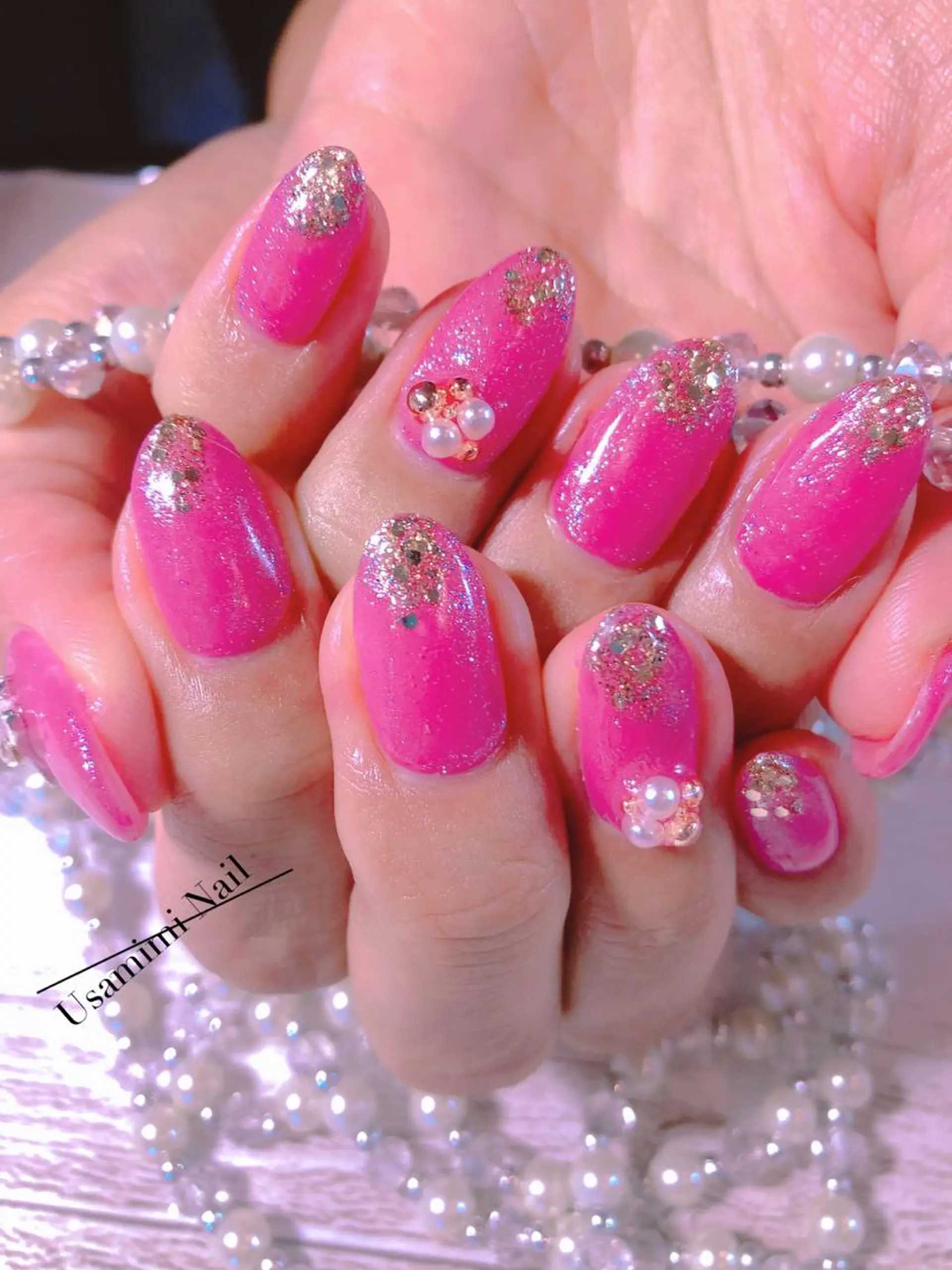 ネイル ハンドネイル USAMiMi 🐰💕のネイルデザイン