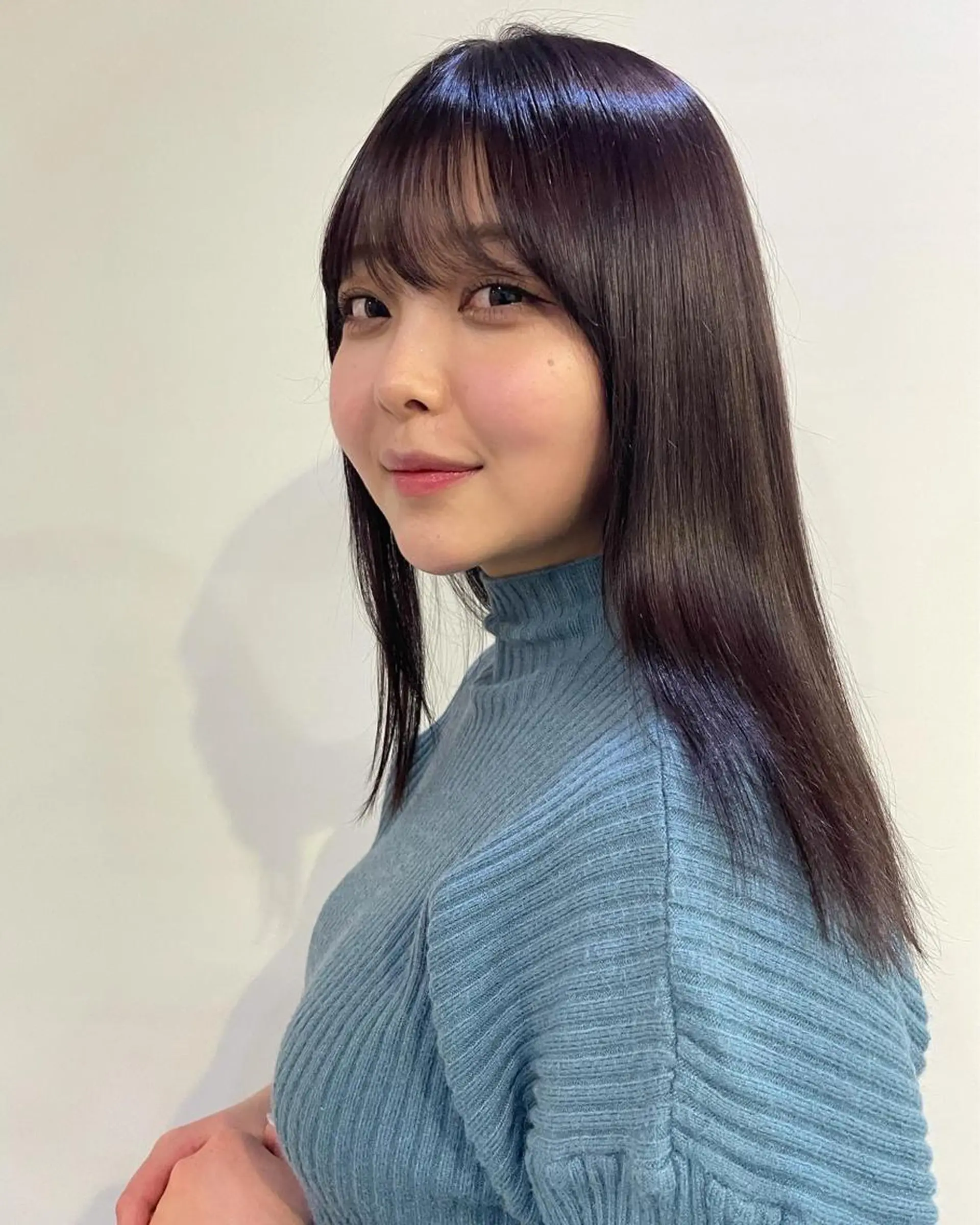 ロング カラー silo所属・silo MOKA 顔周りカット🦦のヘアスタイル