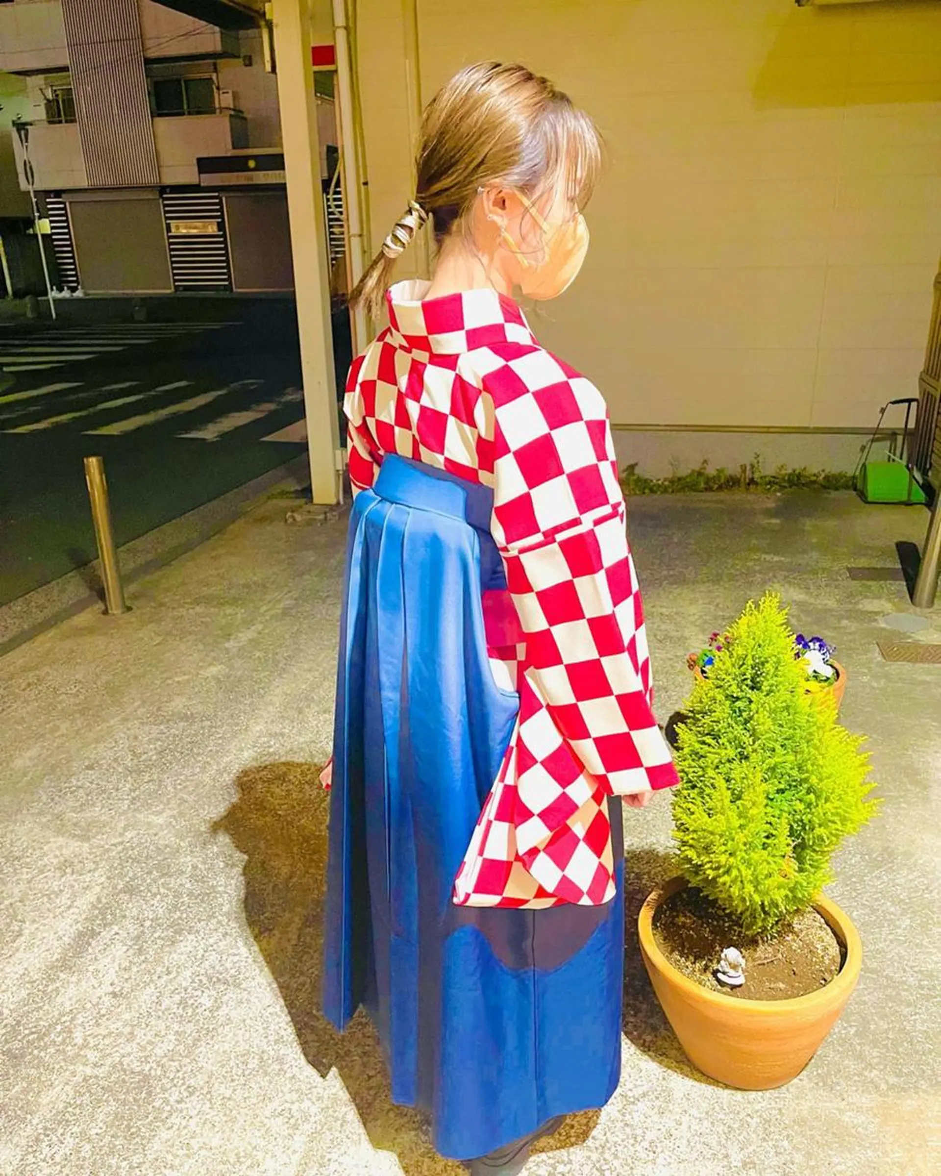 ショート カラー ダブルカラー ハイライトカラー インナーカラー 卒業式のヘアスタイル ハイライト justbeauty CiNQのヘアスタイル