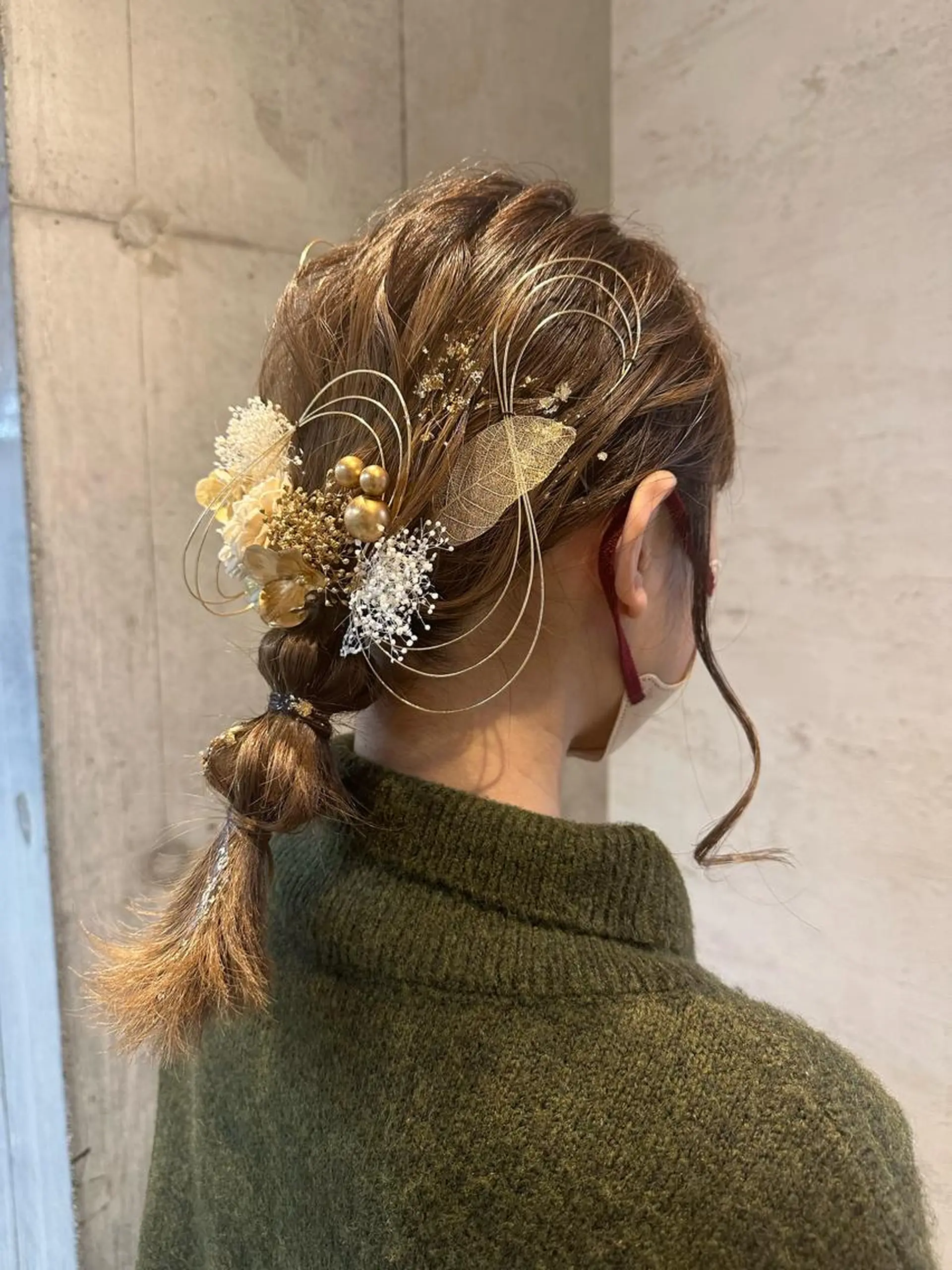 セミロング ヘアアレンジ 女性に人気♪ はやしほのかのヘアスタイル