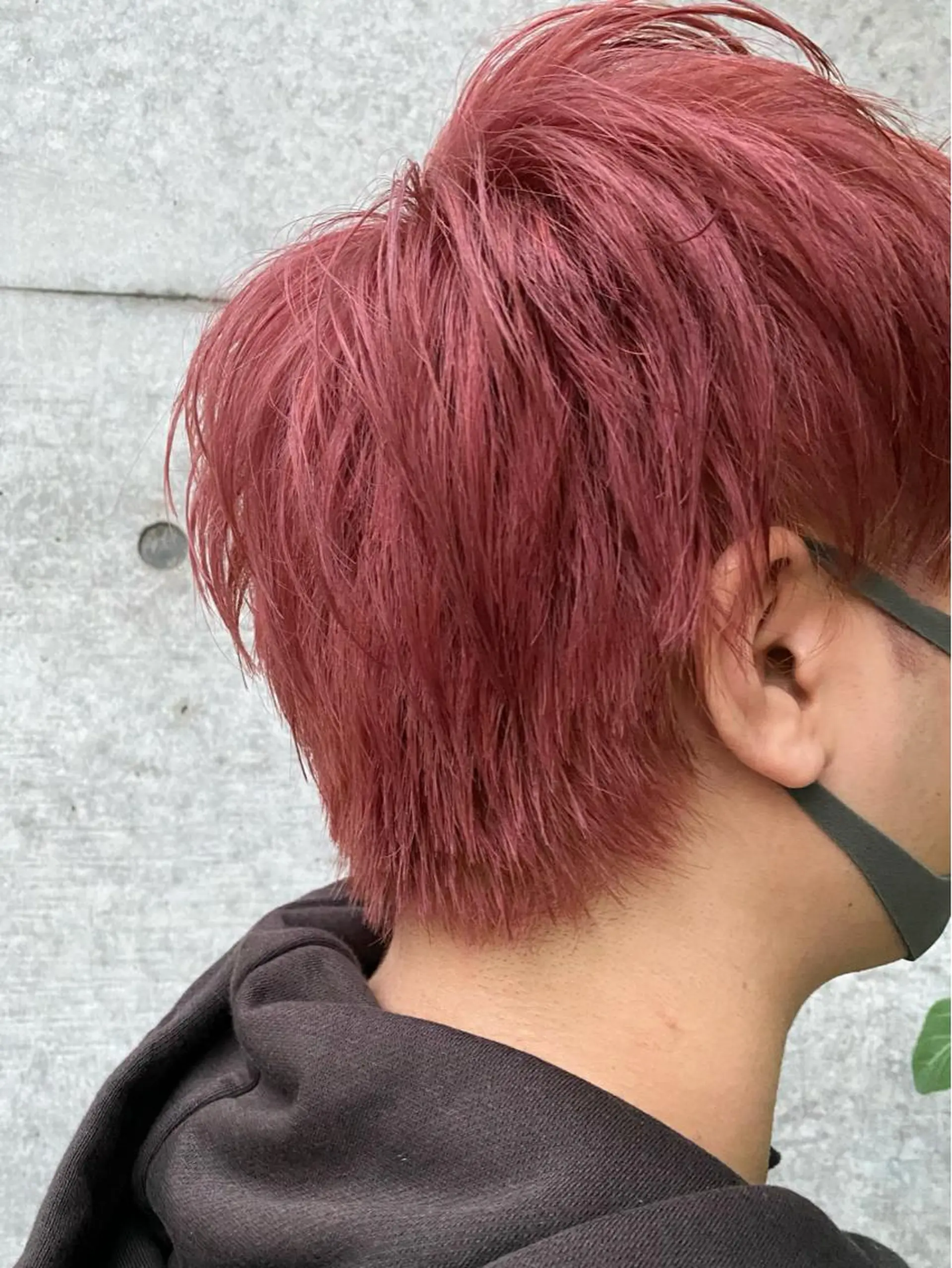 ミディアム カラー メンズ ピンクカラー clomus所属・YUKA艶髪 🌸寛ぎ部屋のヘアスタイル