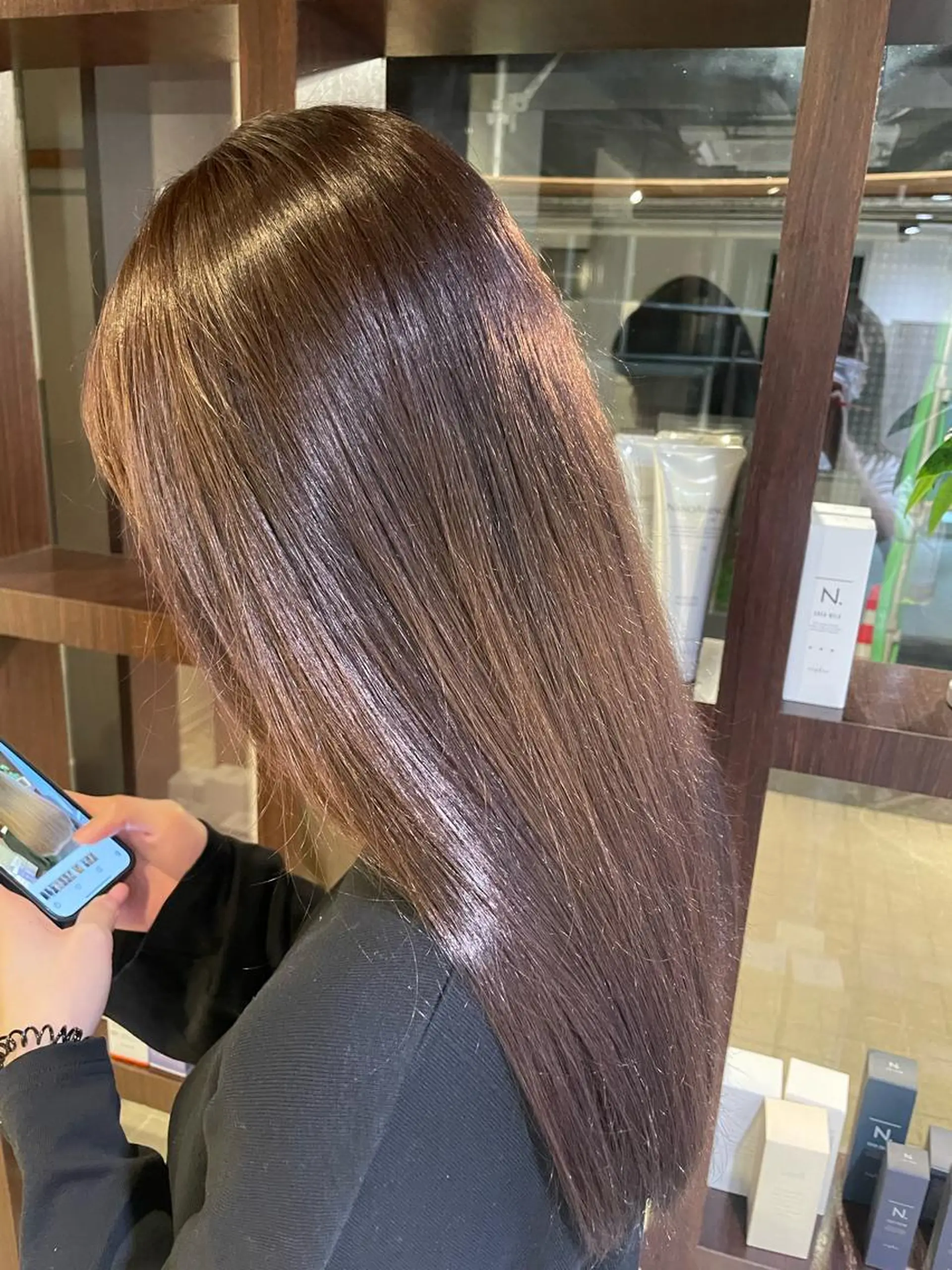 ロング カラー ベージュカラー カット ヘアカラー トリートメント しのはら まどかのヘアスタイル