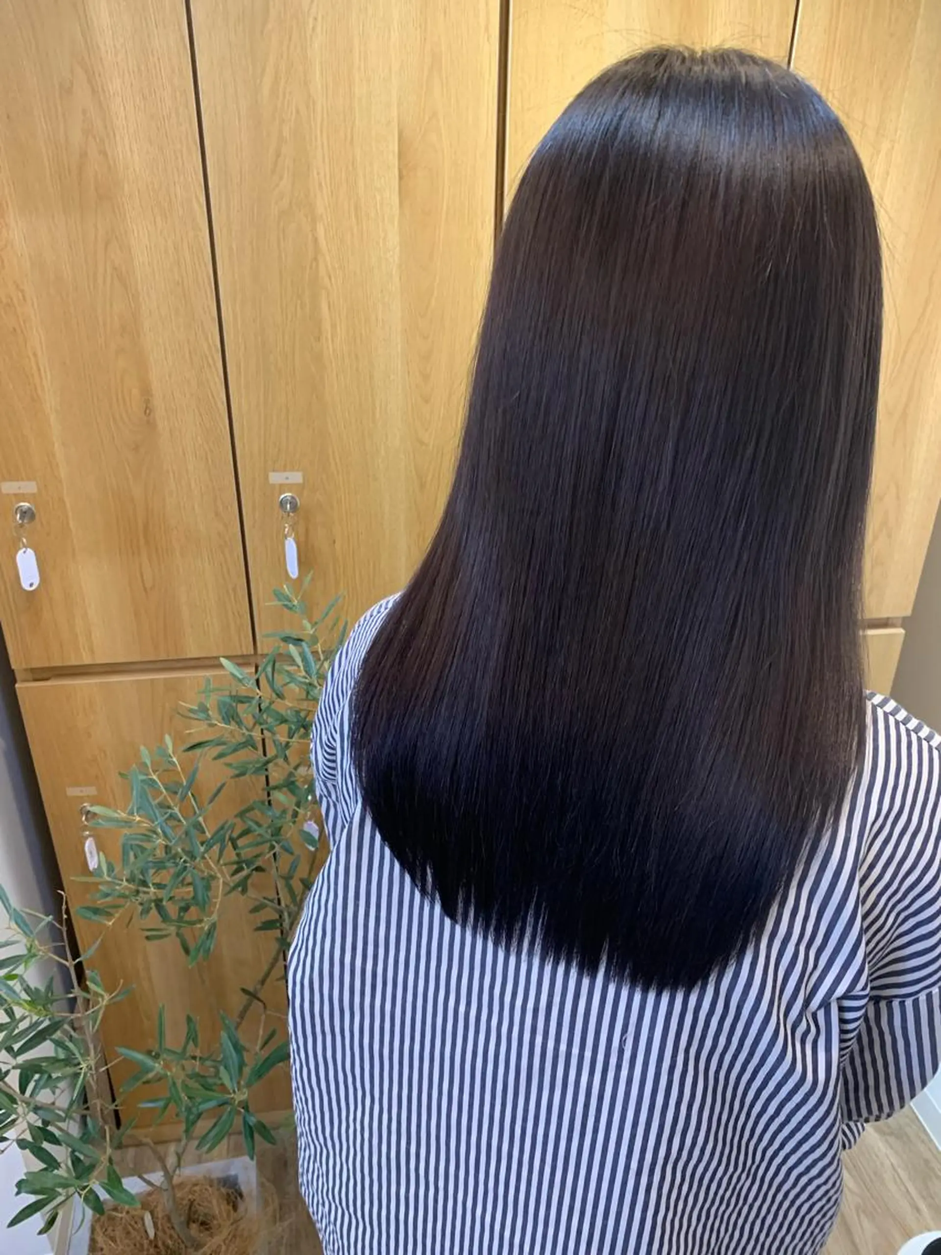 セミロング ボブ ハイライト 髪質改善 ヘアカラー トリートメント オクミヅキ /髪質改善/梅田🫧のヘアスタイル