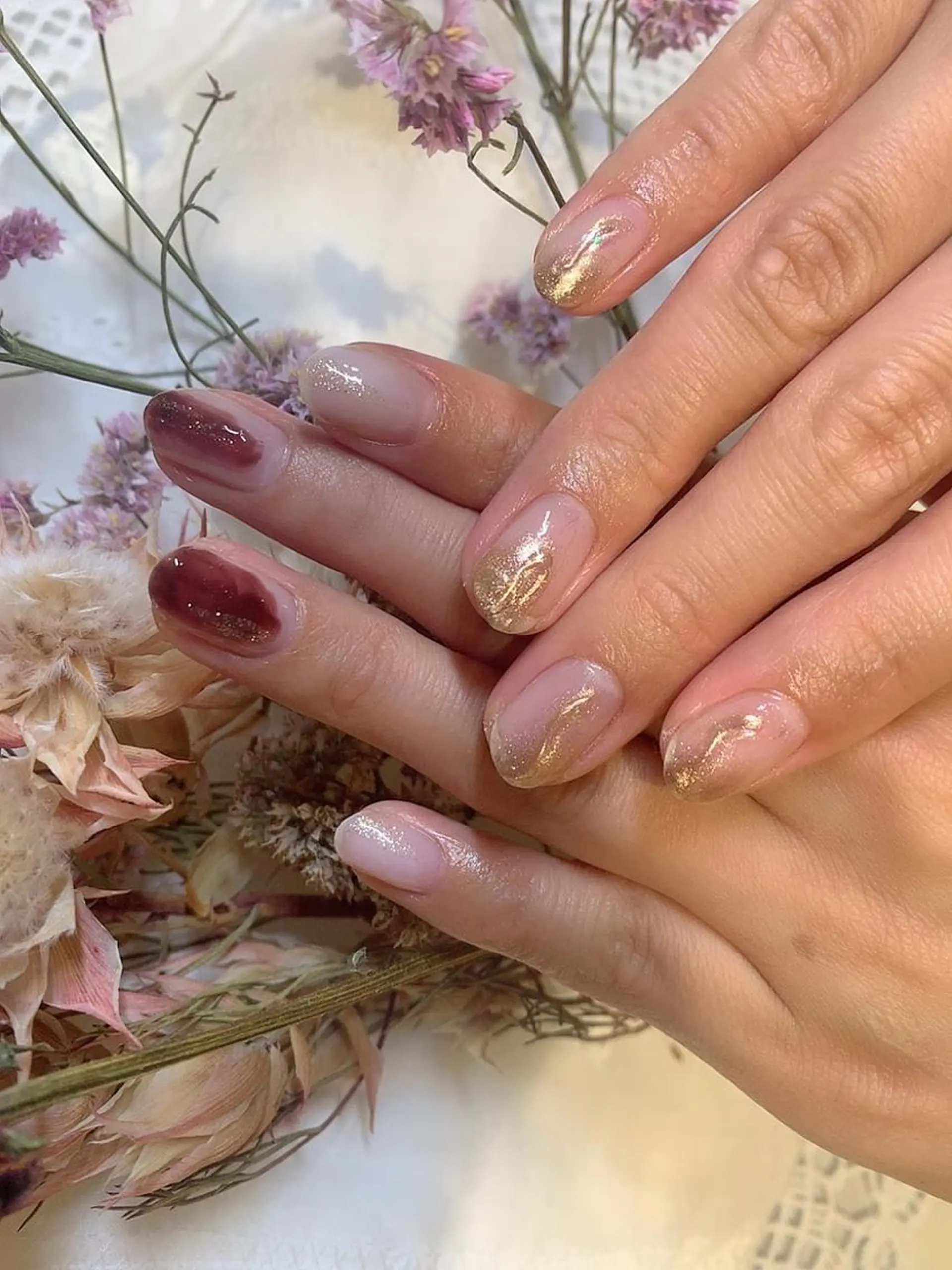 ネイル ニュアンスネイル nail＊ runa🌻のネイルデザイン