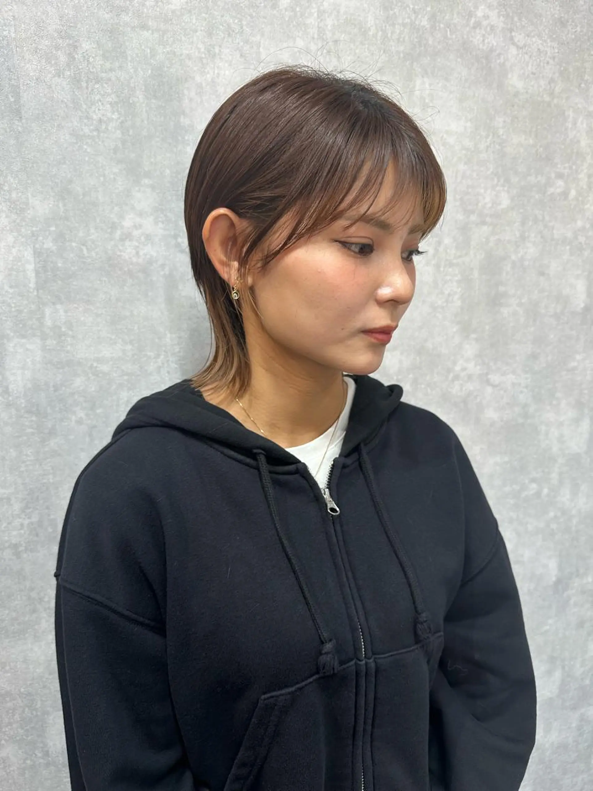 ショート 切りっぱなしボブ ショートボブ ハンサムショート 丸みショート アッシュ モテ髪/ボブ/ショー ト/アダチフウトのヘアスタイル