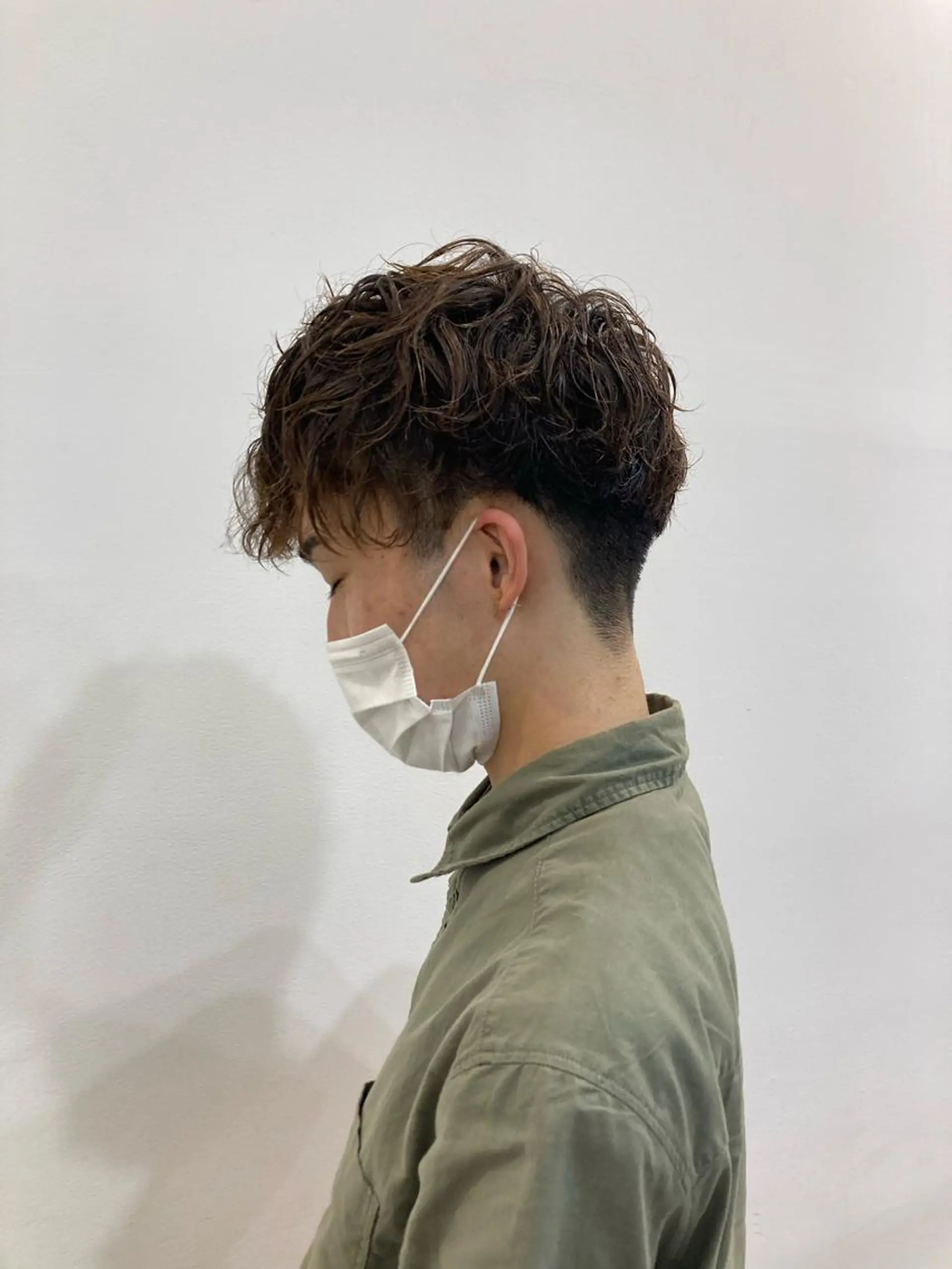 ショート パーマ メンズ カット パーマ 髪質改善♡奈良 田原台店 川本かほのヘアスタイル