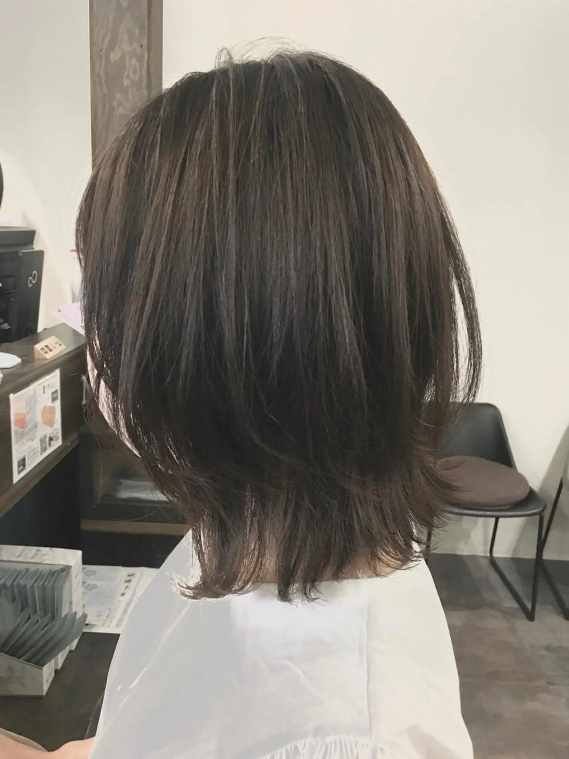 ミディアム カラー ヘアアレンジ ボブ くびれヘア カット ヘアカラー 🧶ブリーチカラー TERU🧶のヘアスタイル