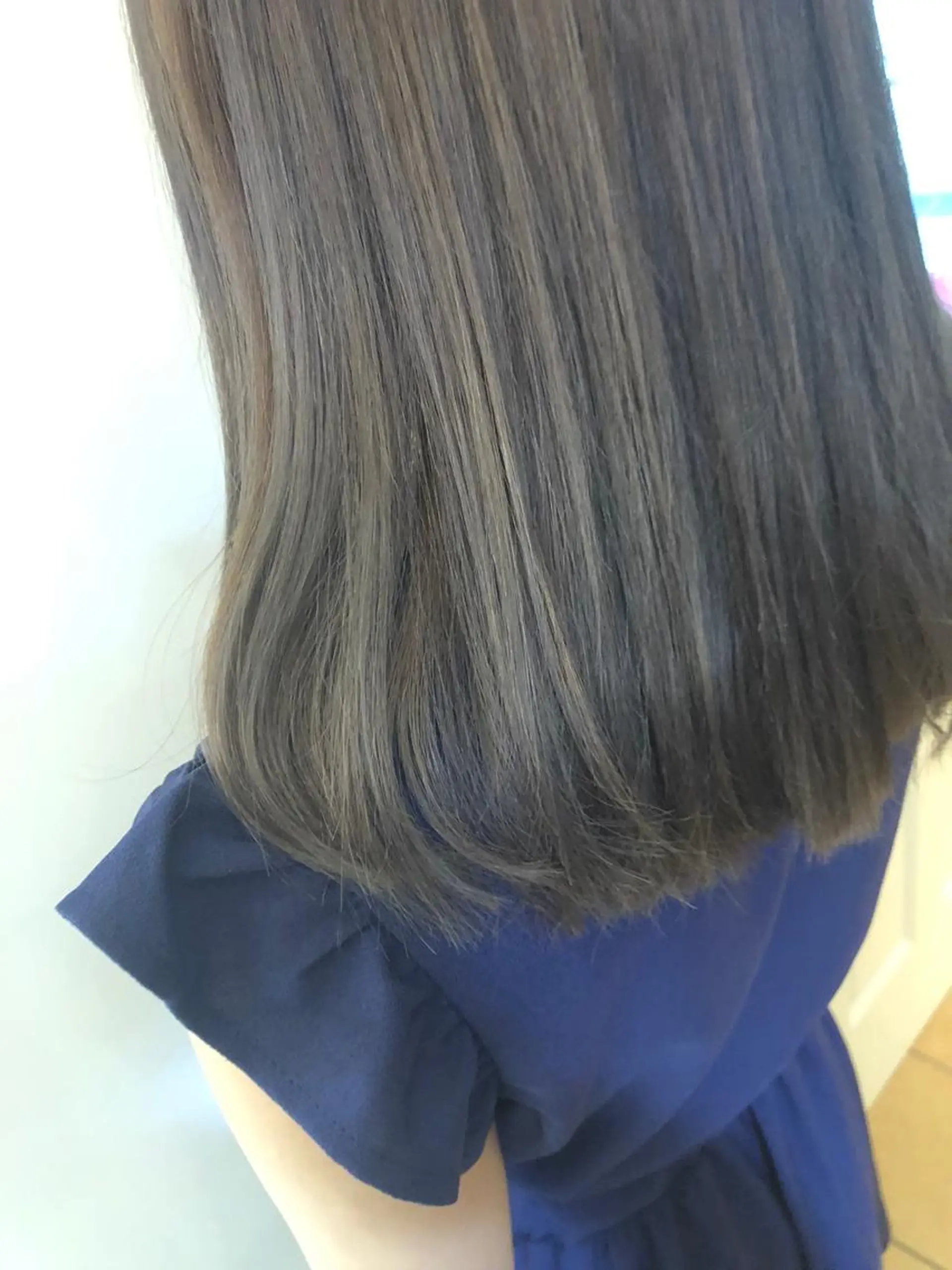 ミディアム カラー ブラウンカラー 透明感カラー 韓国hair ·͜· watanabeのヘアスタイル