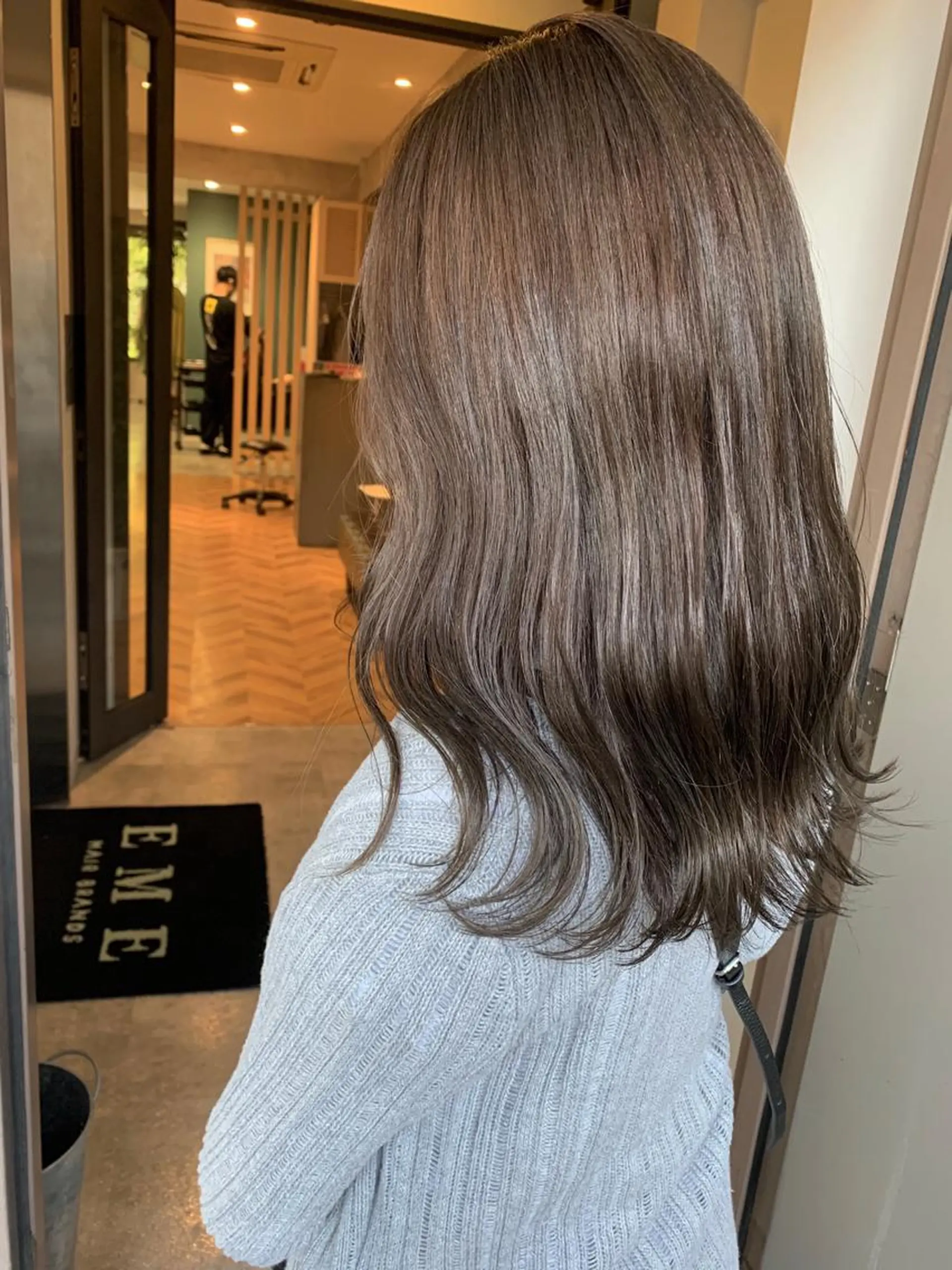 ロング カラー カット ヘアカラー トリートメント 髪質改善will hairdesignのヘアスタイル