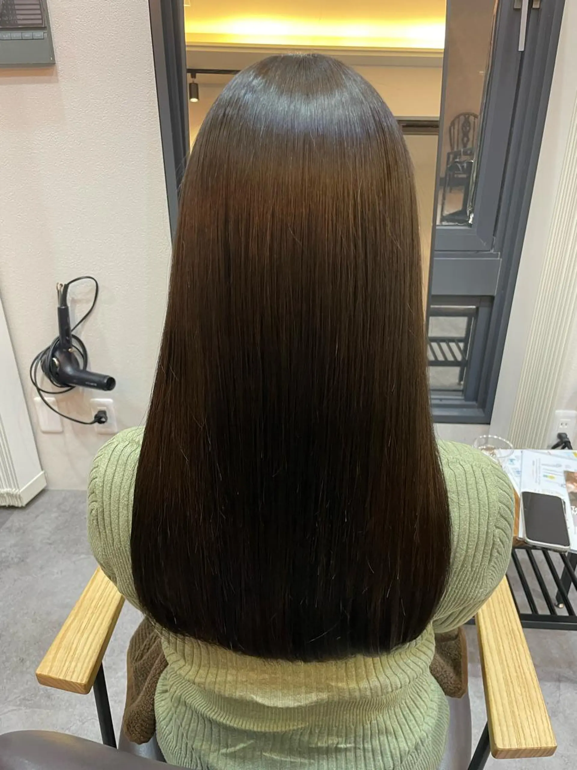 ロング パーマ ボブ/髪質改善/ soiナカジママドリのヘアスタイル