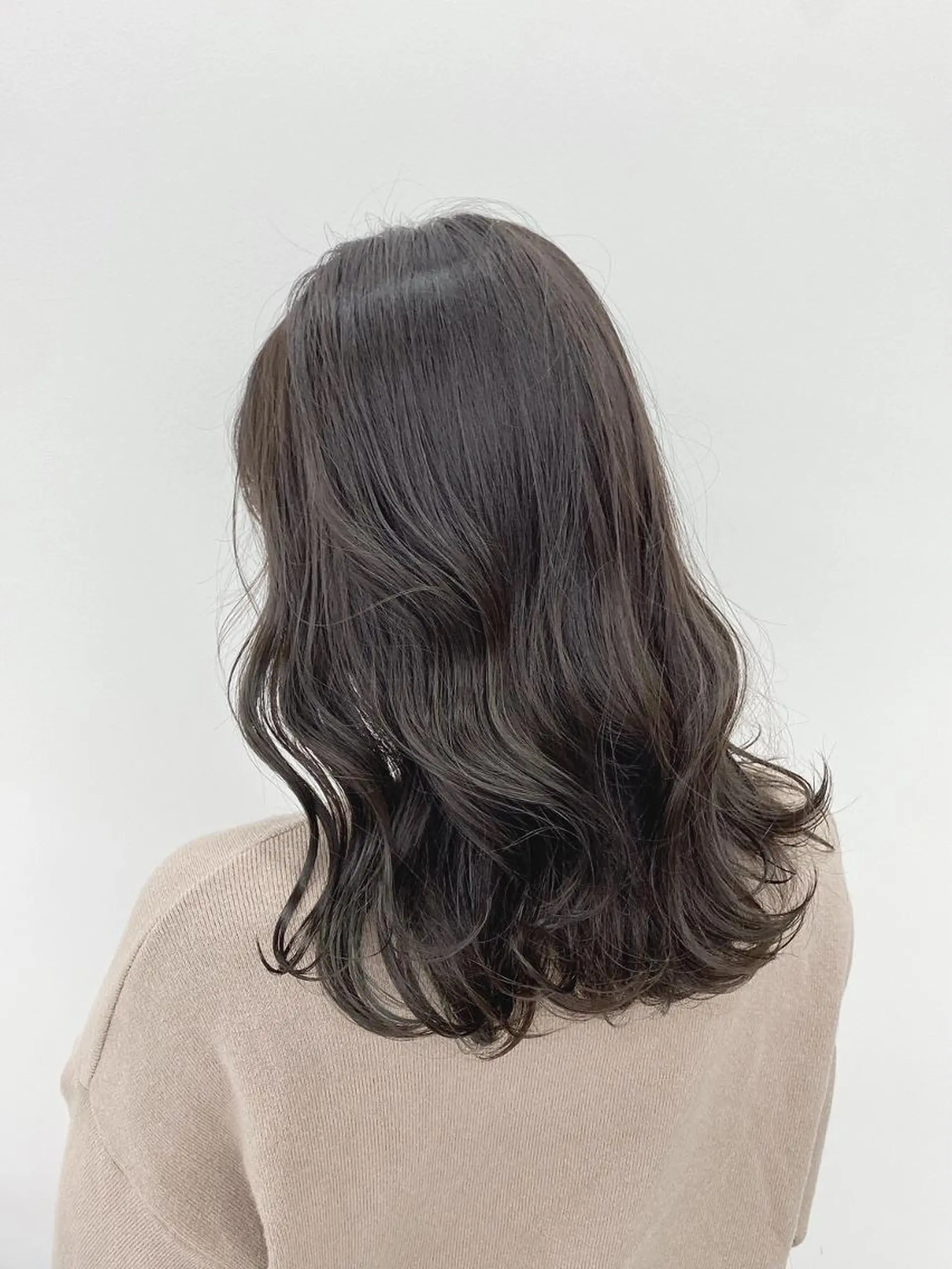 カラー セミロング ヘアカラー 💖うる艶カラー💖 モデル募集💖のヘアスタイル