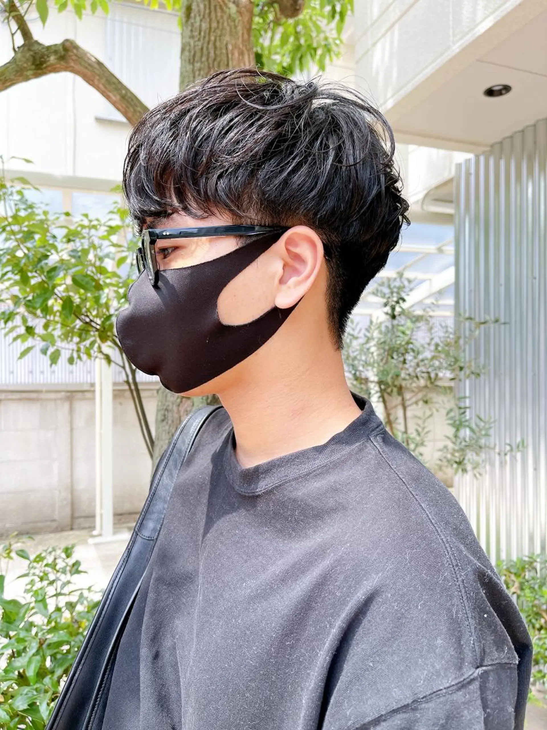 ショート パーマ メンズ マッシュ メンズパーマ ショートヘア カット ヘアカラー パーマ 縮毛矯正 トリートメント メンズパーマ タカキリョウのヘアスタイル