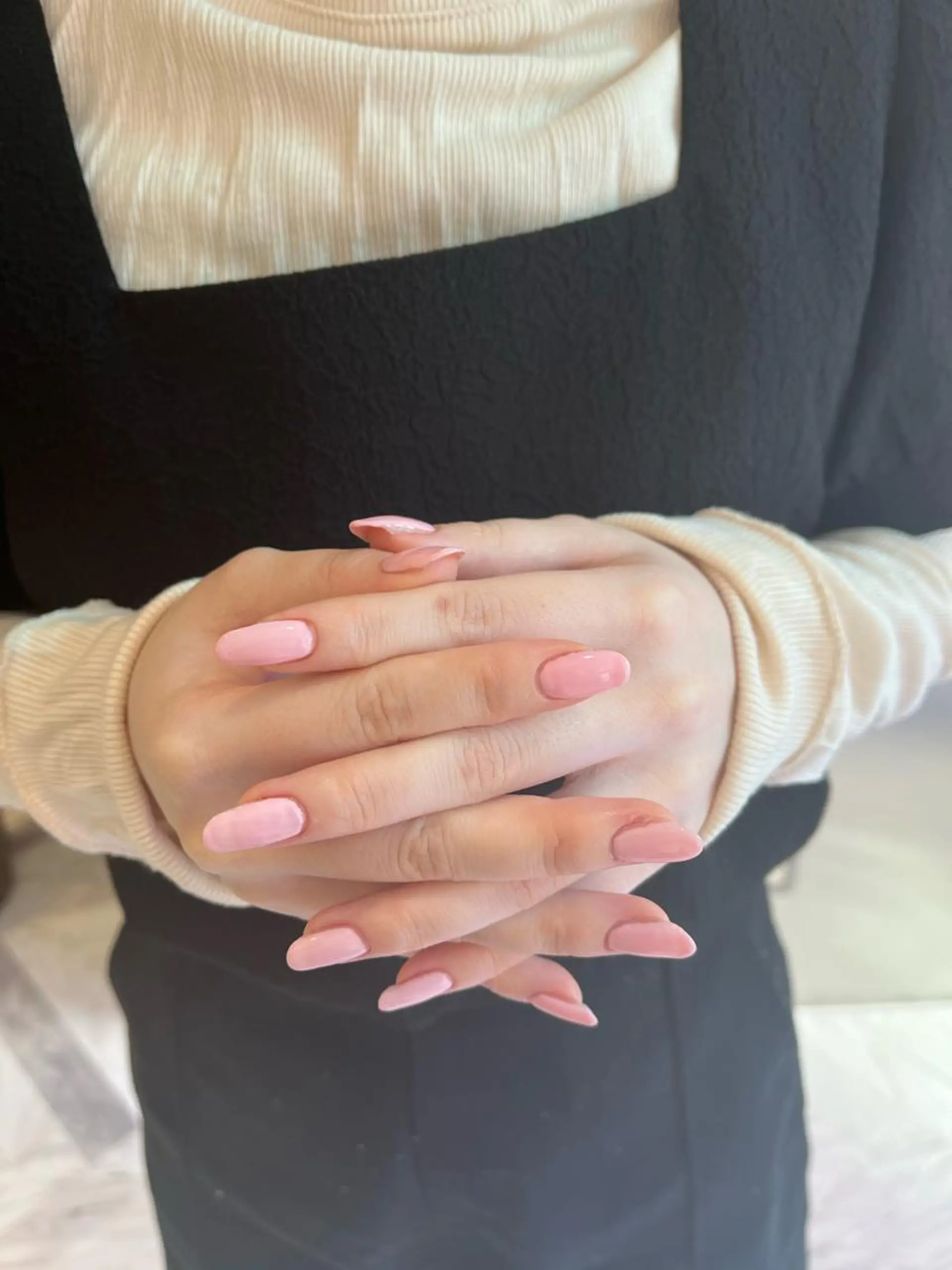 ネイル ピンク 春ネイル mai🤍縮毛酸性ス トレート/アイリストのヘアスタイル