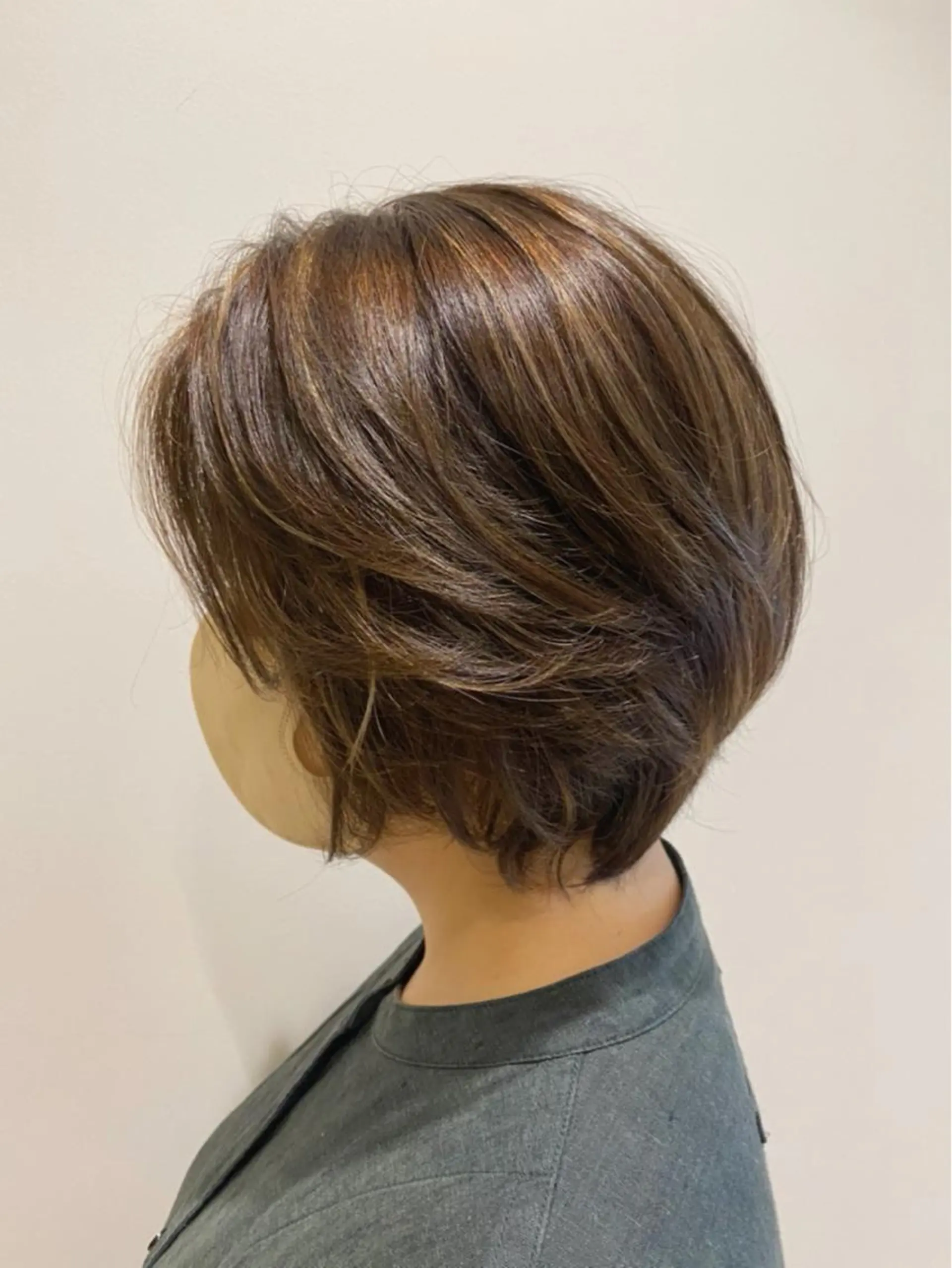 ショート カラー ハイライトカラー ハイライト カット ヘアカラー トリートメント 艶髪🌿美髪 大塚礼乃【西荻窪】のヘアスタイル