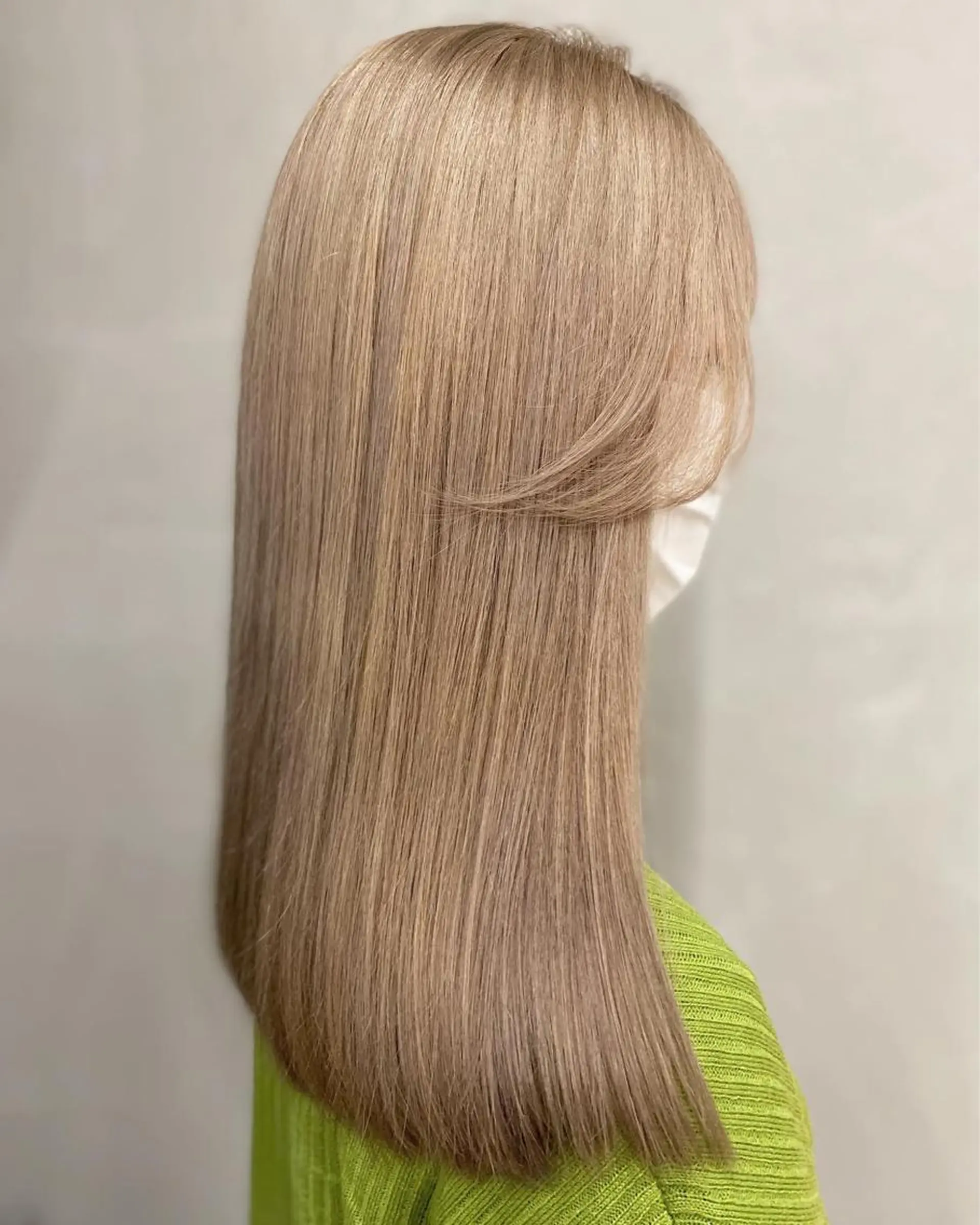 ミディアム カット ヘアカラー レイヤー/柔色 カラー/SAkiのヘアスタイル