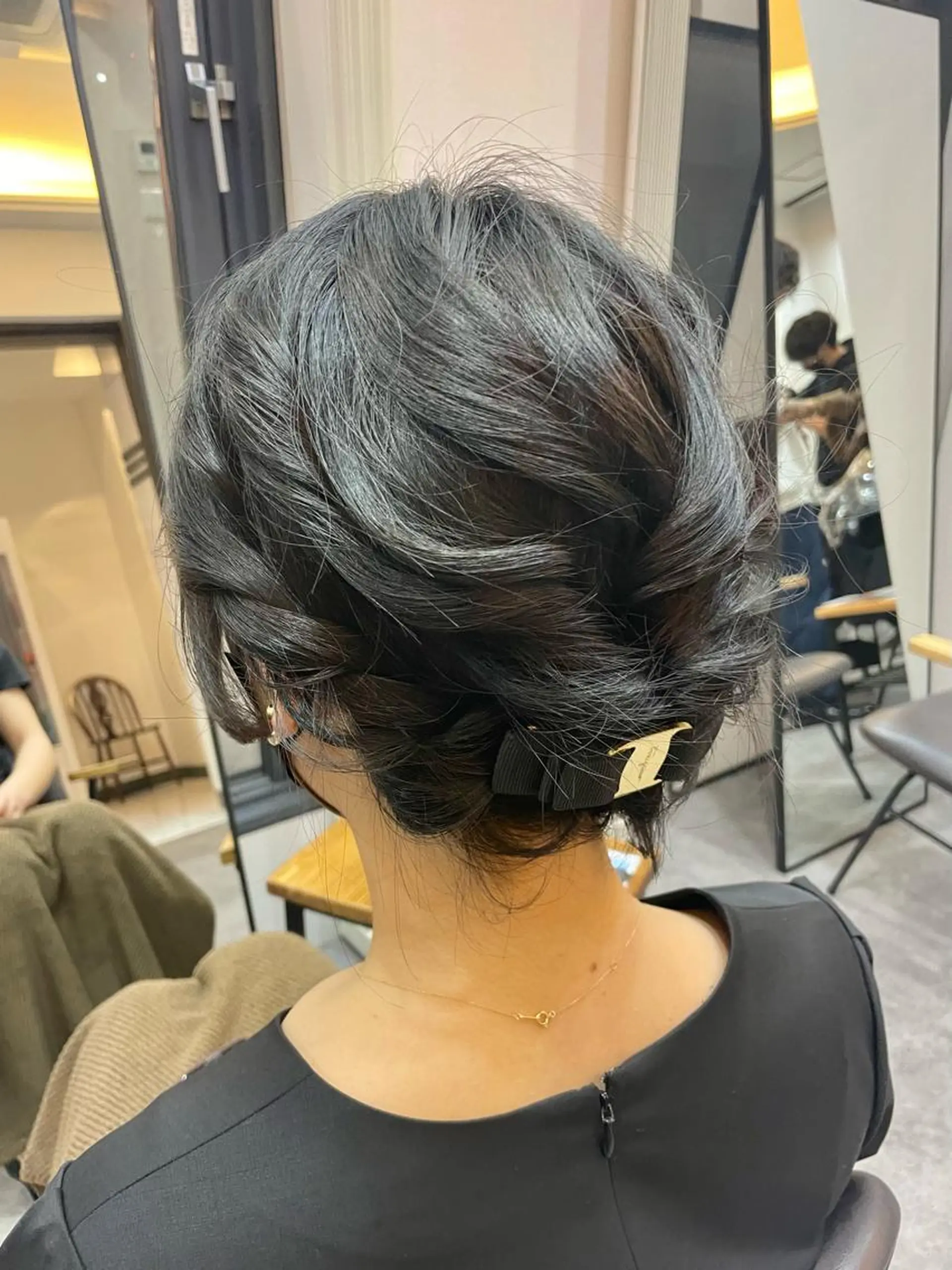 ミディアム ヘアアレンジ ヘアセット ボブ/髪質改善/ soiナカジママドリのヘアスタイル