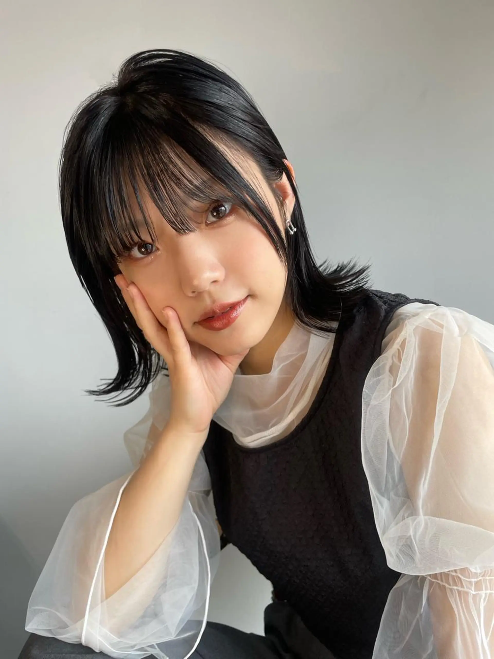 ミディアム カラー ミディアムパーマ バレイヤージュ ブリーチ ケアブリーチ ダブルカラー ☀️Luana☀️ 公式/大通のヘアスタイル