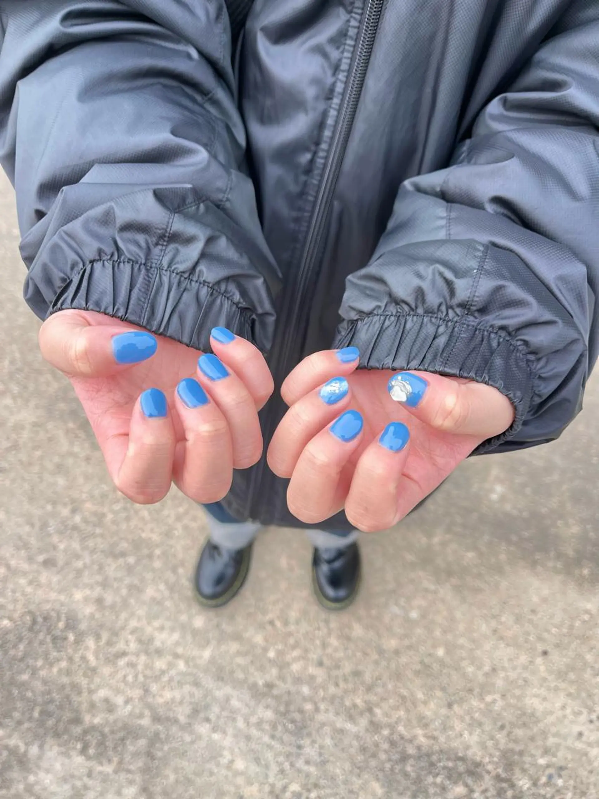 ネイル ブルー SEPTNAIL NISHIZAKIのネイルデザイン