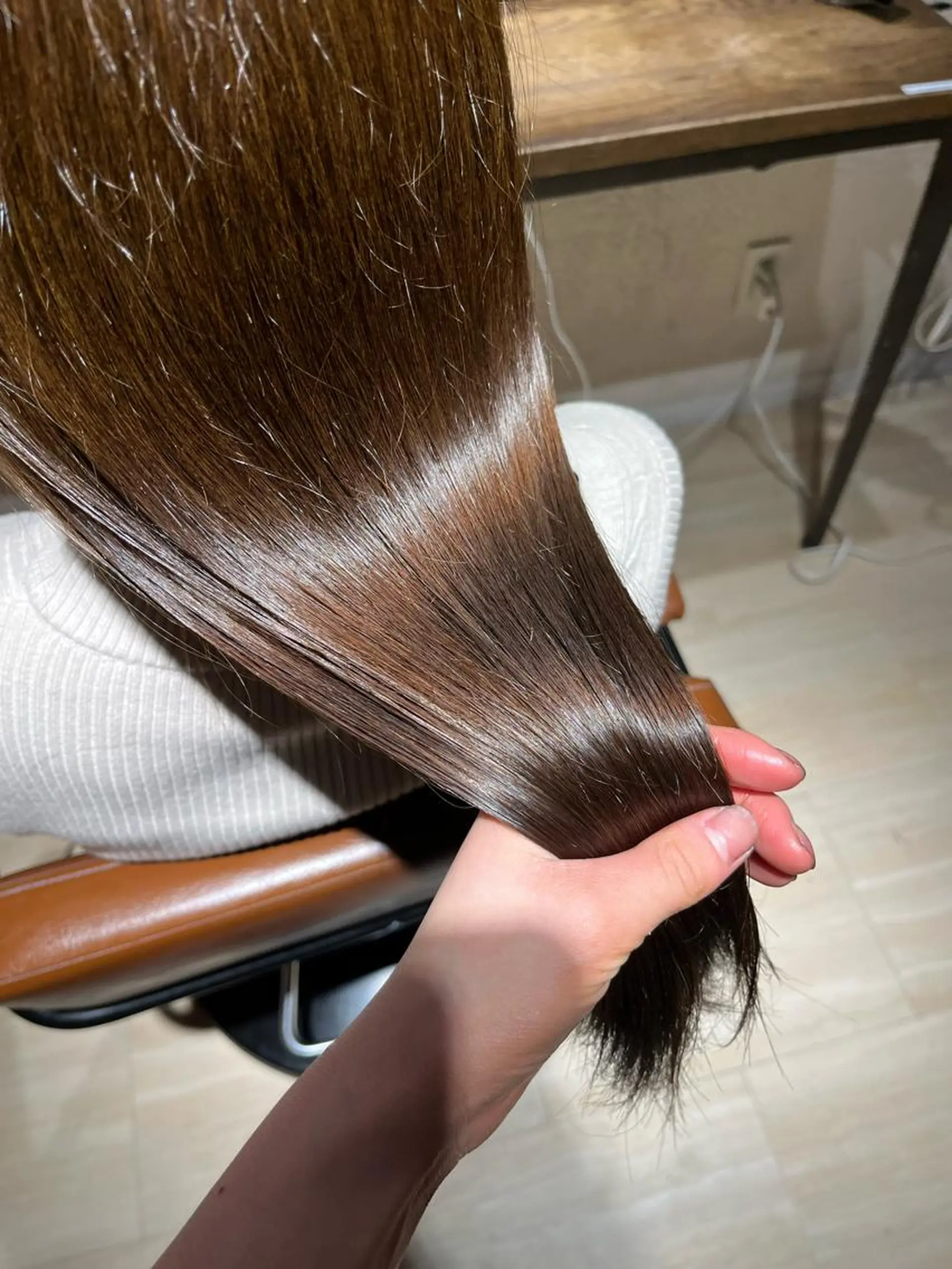 セミロング レイヤーカット/韓国 ヘア/LILICAのヘアスタイル